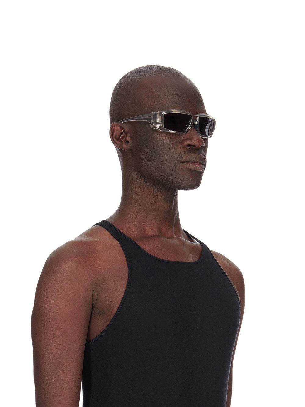 Rick Owens Larry / Rick sunglasses - transparent / black lens Size ONE SIZE - 2 Thumbnail