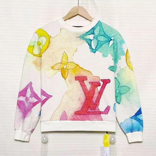 Louis Vuitton Louis Vuitton Men's Ink Print Crewneck Sweatshirt Size US XS / EU 42 / 0 - 1 Thumbnail