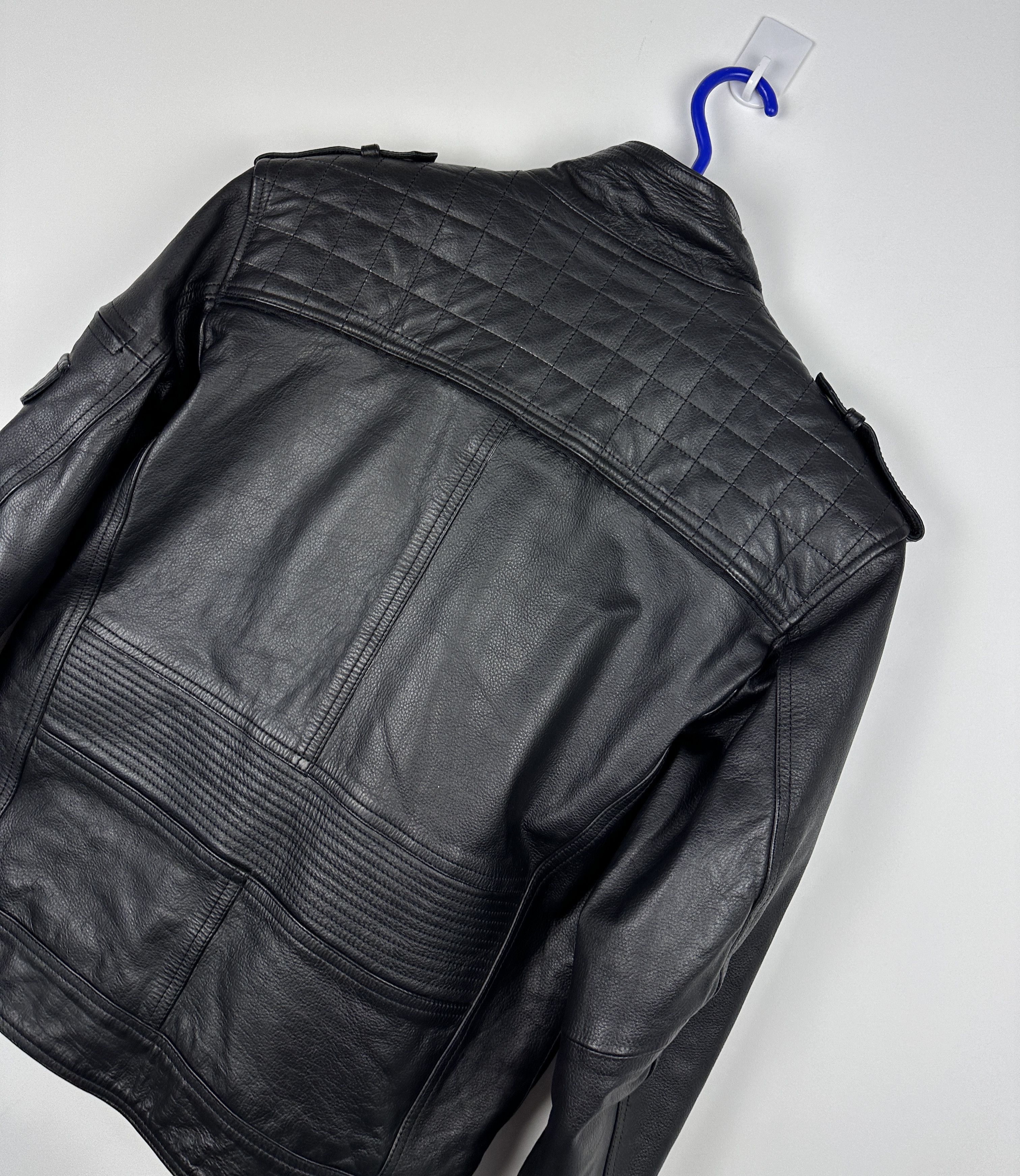 Vintage Vintage leather avant garder biker jacket Size US S / EU 44-46 / 1 - 7 Thumbnail
