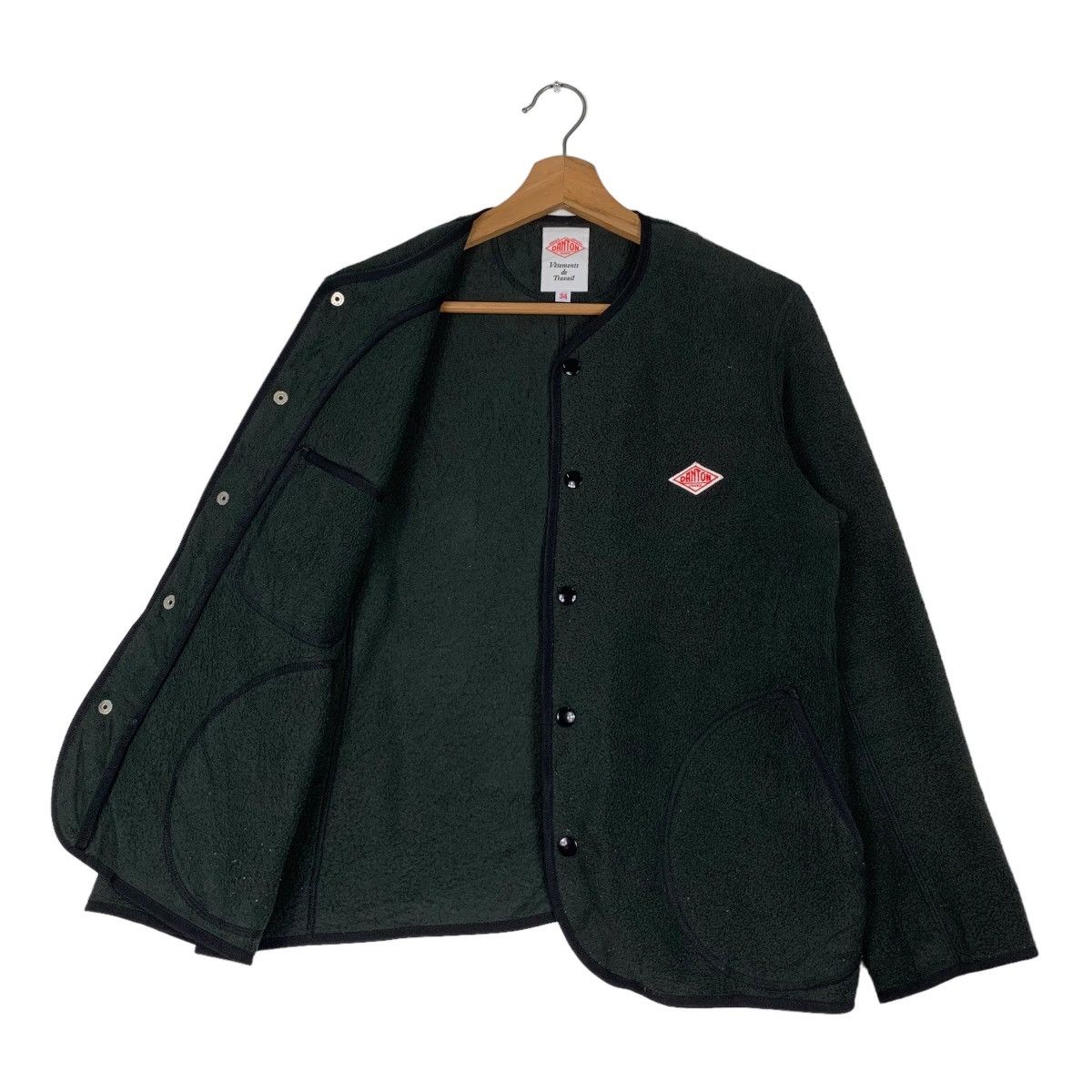 Danton DANTON Snap Button Fleece Jacket #0922-C41 Size US M / EU 48-50 / 2 - 9 Thumbnail
