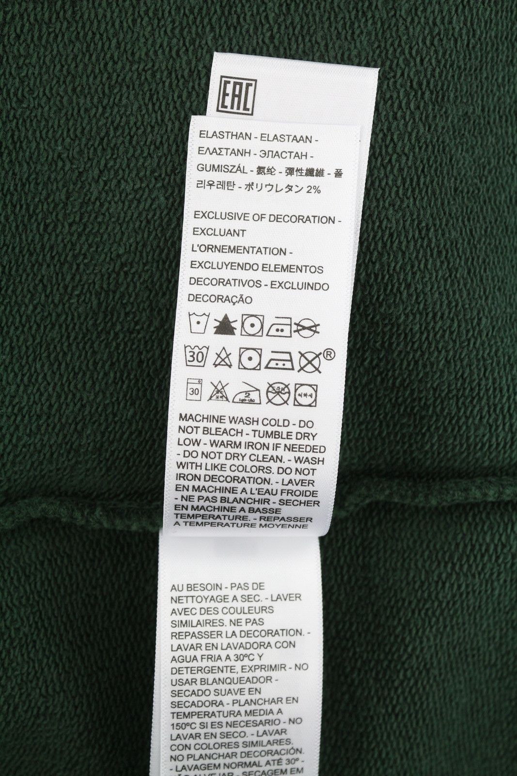 Levi's RELAXED FIT XL Green Crew Neck Logo Pullover 87108 Size US XL / EU 56 / 4 - 9 Thumbnail