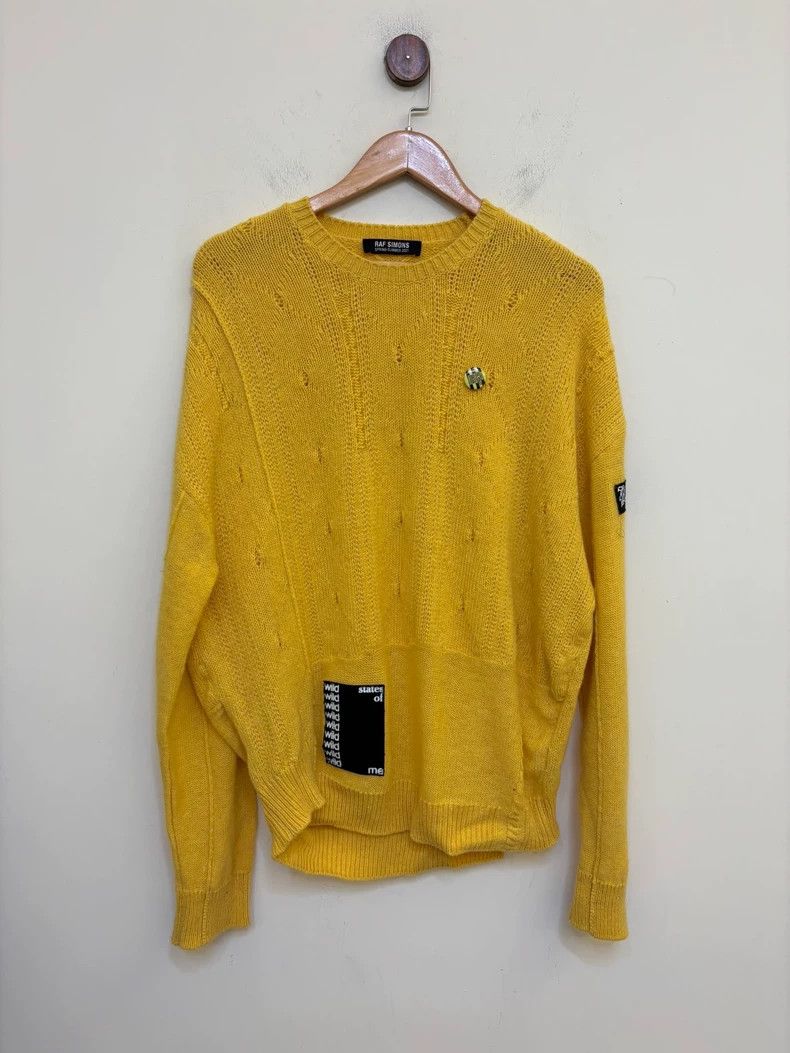 Raf Simons raf simons oversized badge sweater-dmc Size US M / EU 48-50 / 2 - 1 Thumbnail
