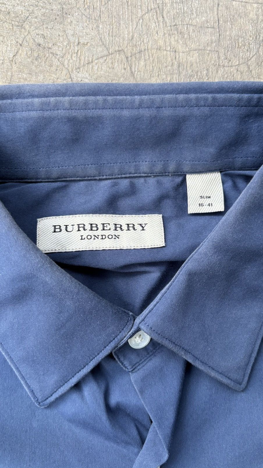 Burberry Burberry Long Shirt Blue Size US L / EU 52-54 / 3 - 3 Thumbnail