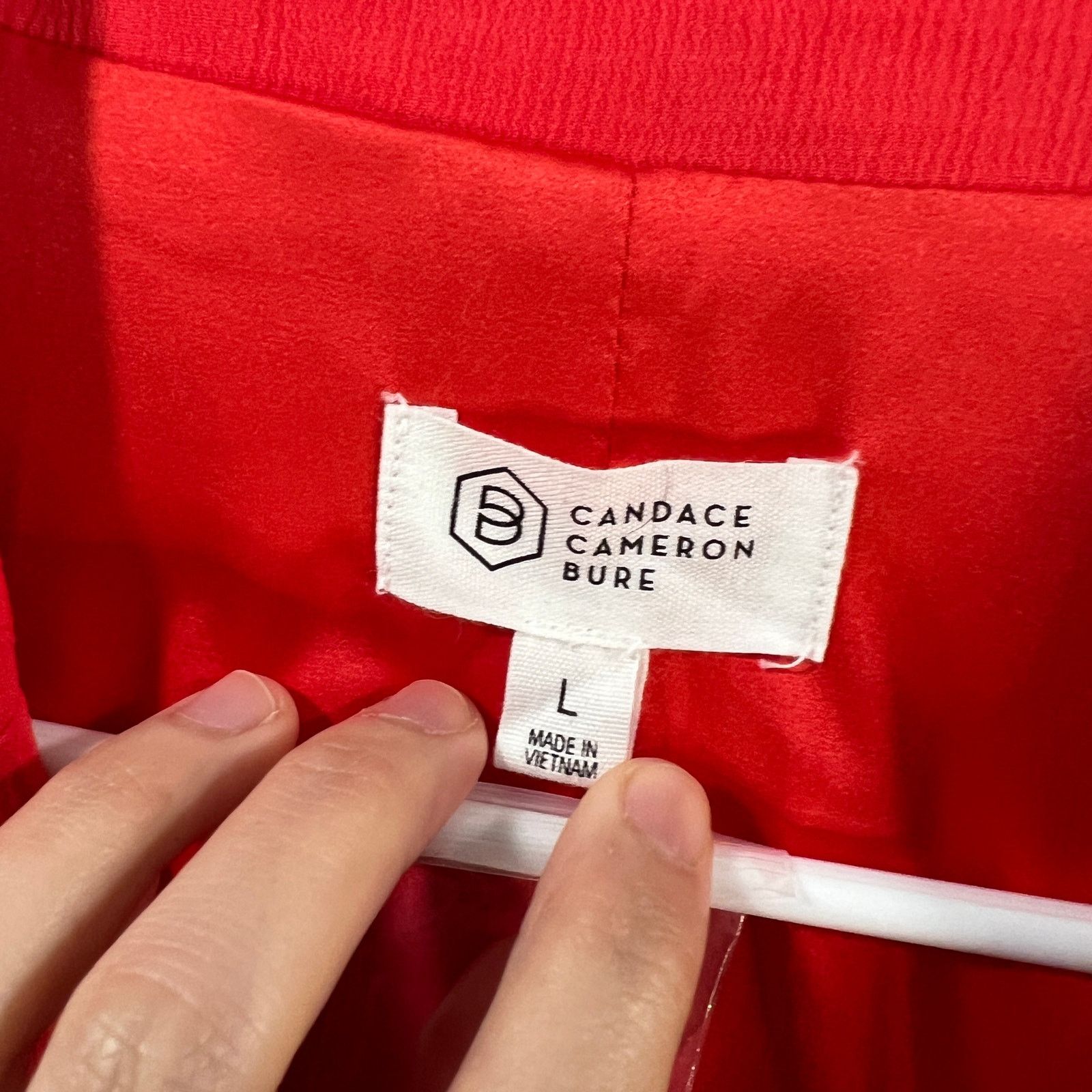 Other Candace Cameron Bure Suits Womens Regular Blazer Red Size L / US 10 / IT 46 - 3 Thumbnail