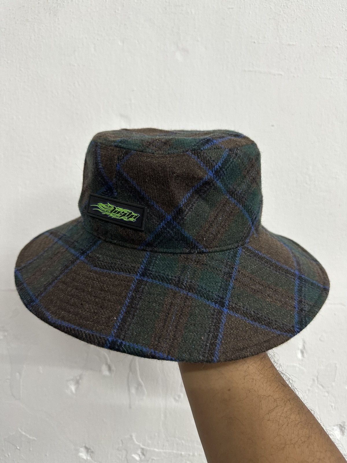 Vintage JieDa Plaid Bucket Hat Size ONE SIZE - 2 Thumbnail