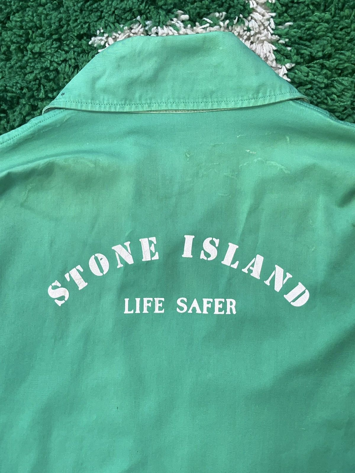 C.P. Company × Massimo Osti × Stone Island Stone Island 1993 Raso Gommato Life Safer Jacket Size US L / EU 52-54 / 3 - 3 Thumbnail