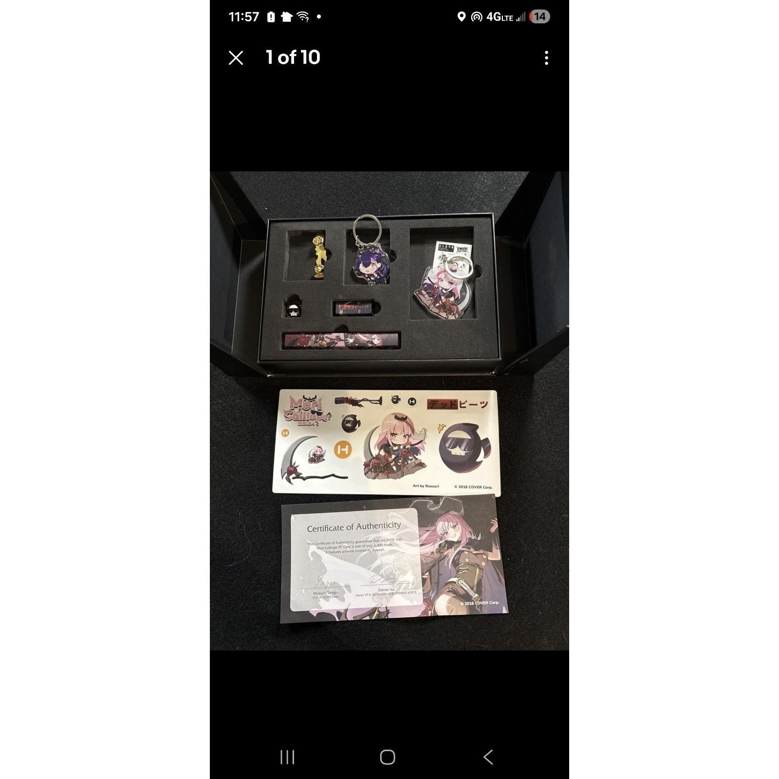 Anime Hyte 420 Mori Calliope Limited Edition Collectors Box Size ONE SIZE - 1 Thumbnail