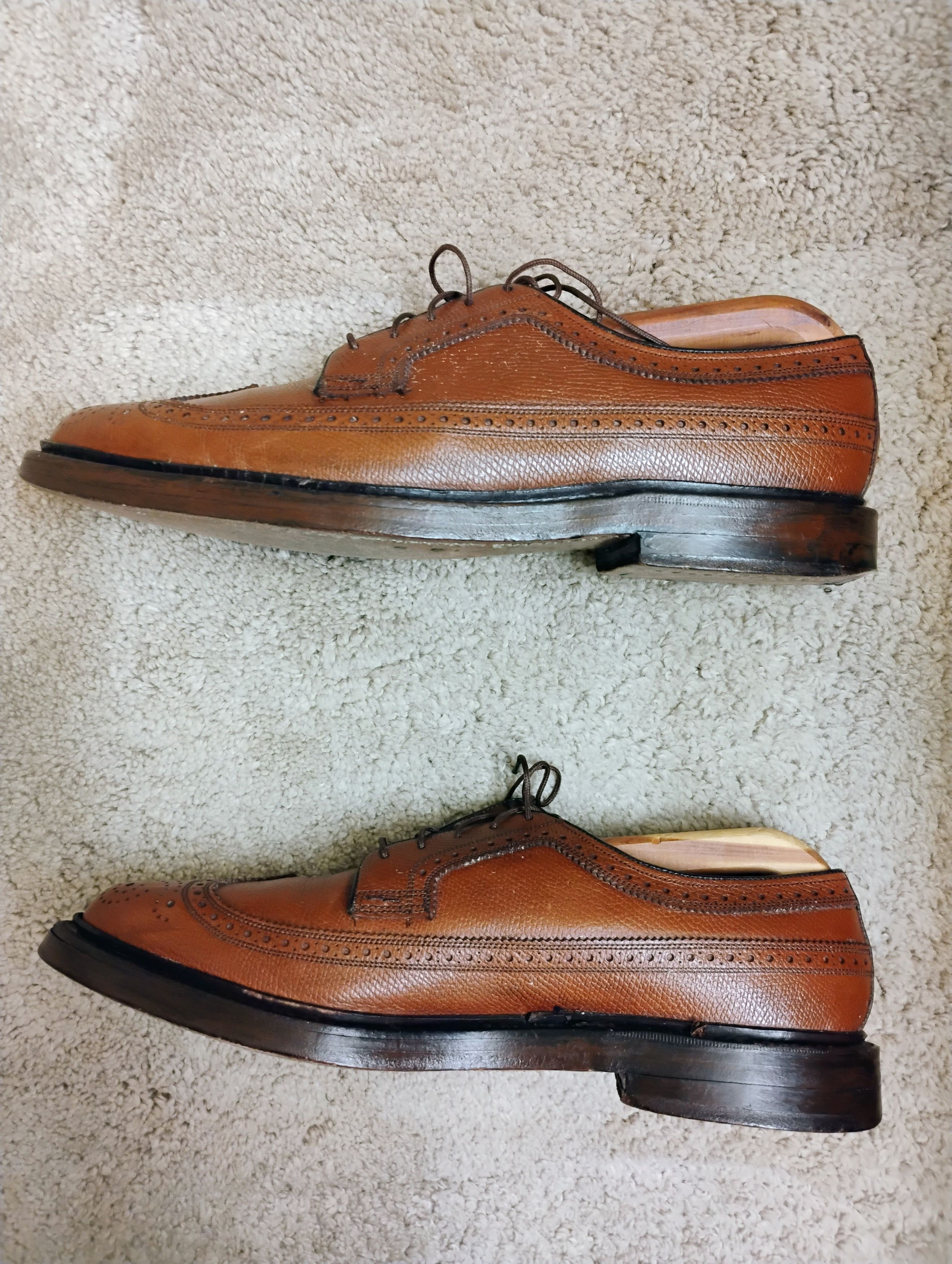 Florsheim Imperial Kenmoor Longwing V-Cleat 93602 Size US 8 / EU 41 - 4 Thumbnail