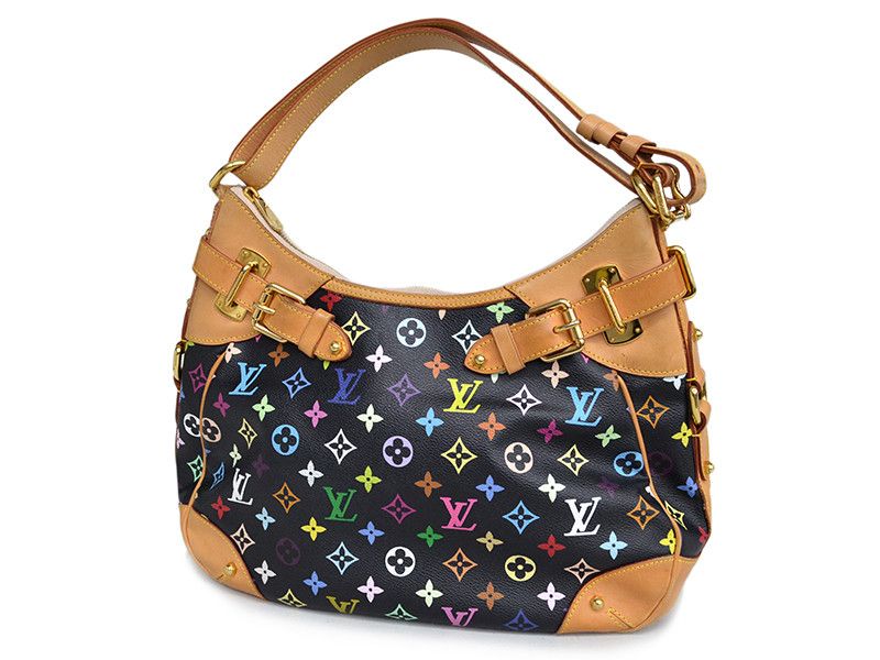 Louis Vuitton Greta Shoulder Bag Multicolor Black