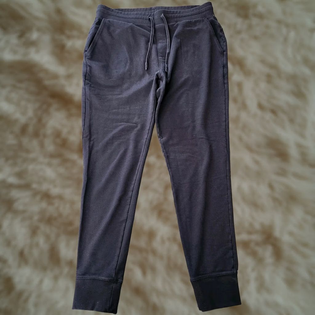 Vintage Greyson Sweatpants Joggers Mens Large Black Fleece Drawstring Athletic Gym Regular Straight Pockets Logo Size US 33 - 1 Thumbnail