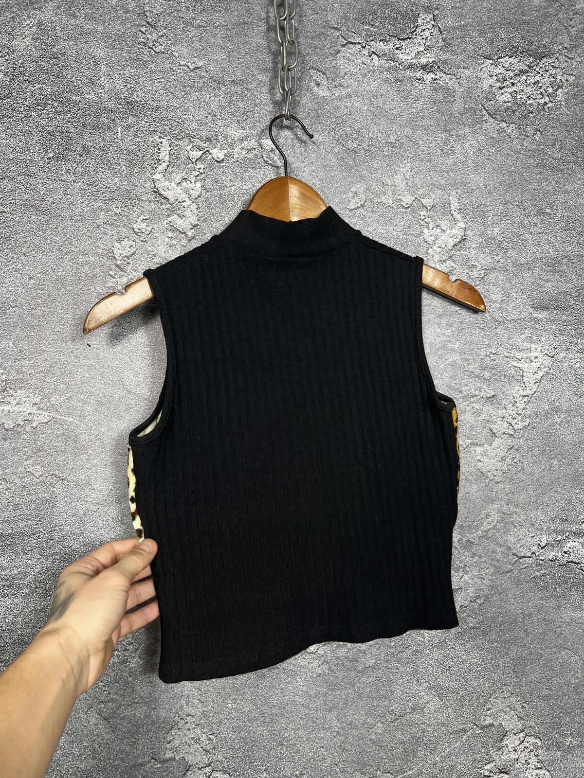 Morgan De Toi Vintage Y2K Morgan De Toi Leopard Print Vest Tank Top Size S Size S / US 4 / IT 40 - 11 Thumbnail