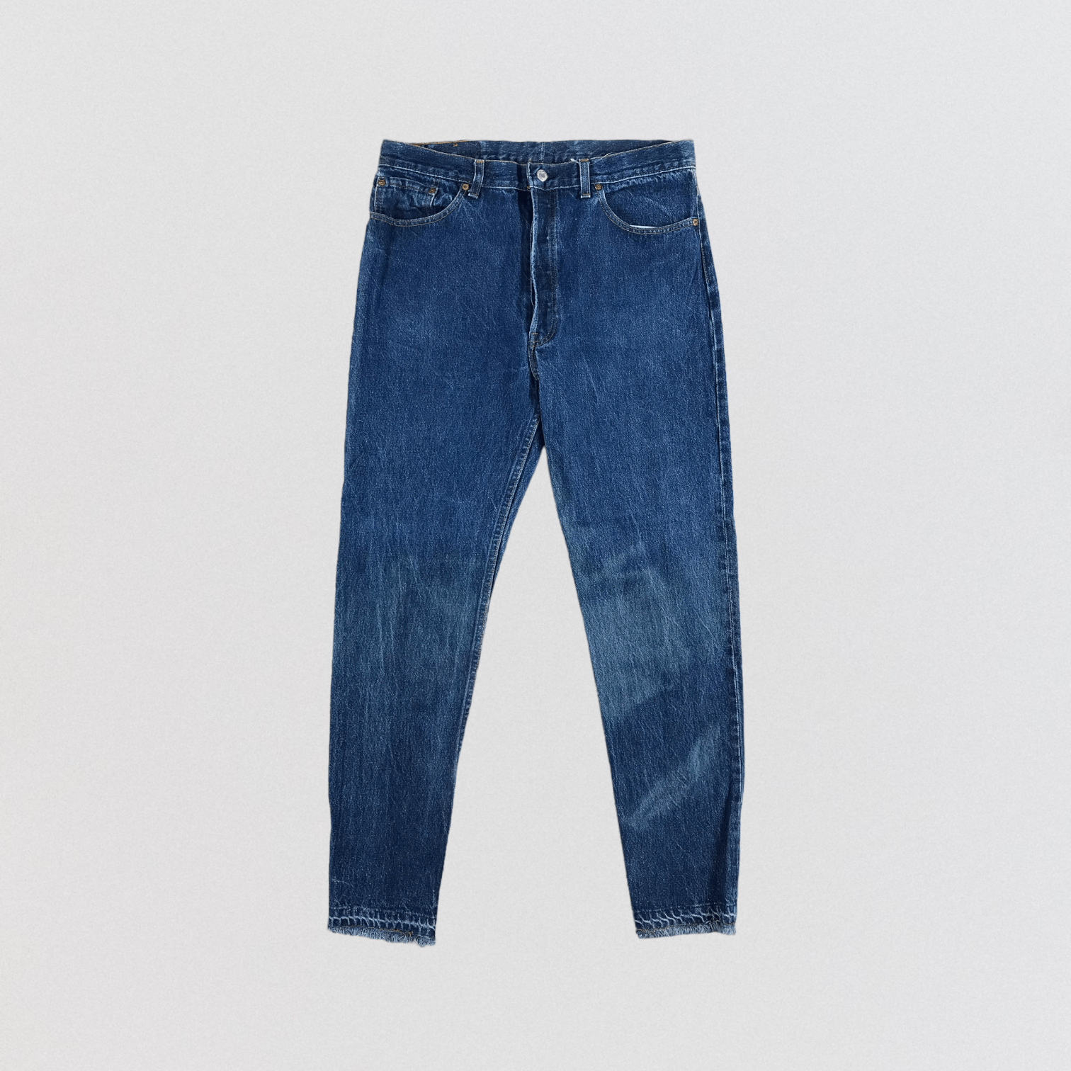 Levi's × Vintage Vintage 90s Blue Wash Levis 501 Jeans-JM2177 Size US 35 - 1 Thumbnail