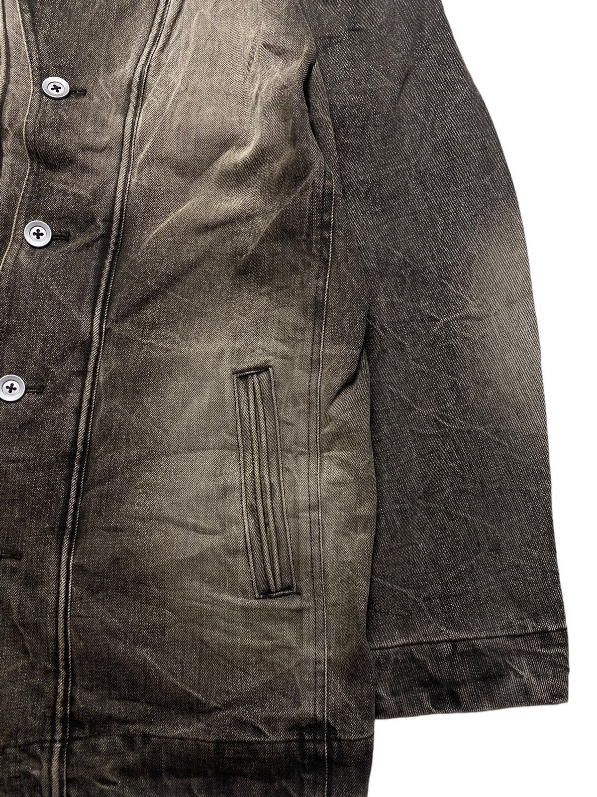 If Six Was Nine 1990s Jun Men - Mud Wash Denim Jacket Size US L / EU 52-54 / 3 - 6 Thumbnail