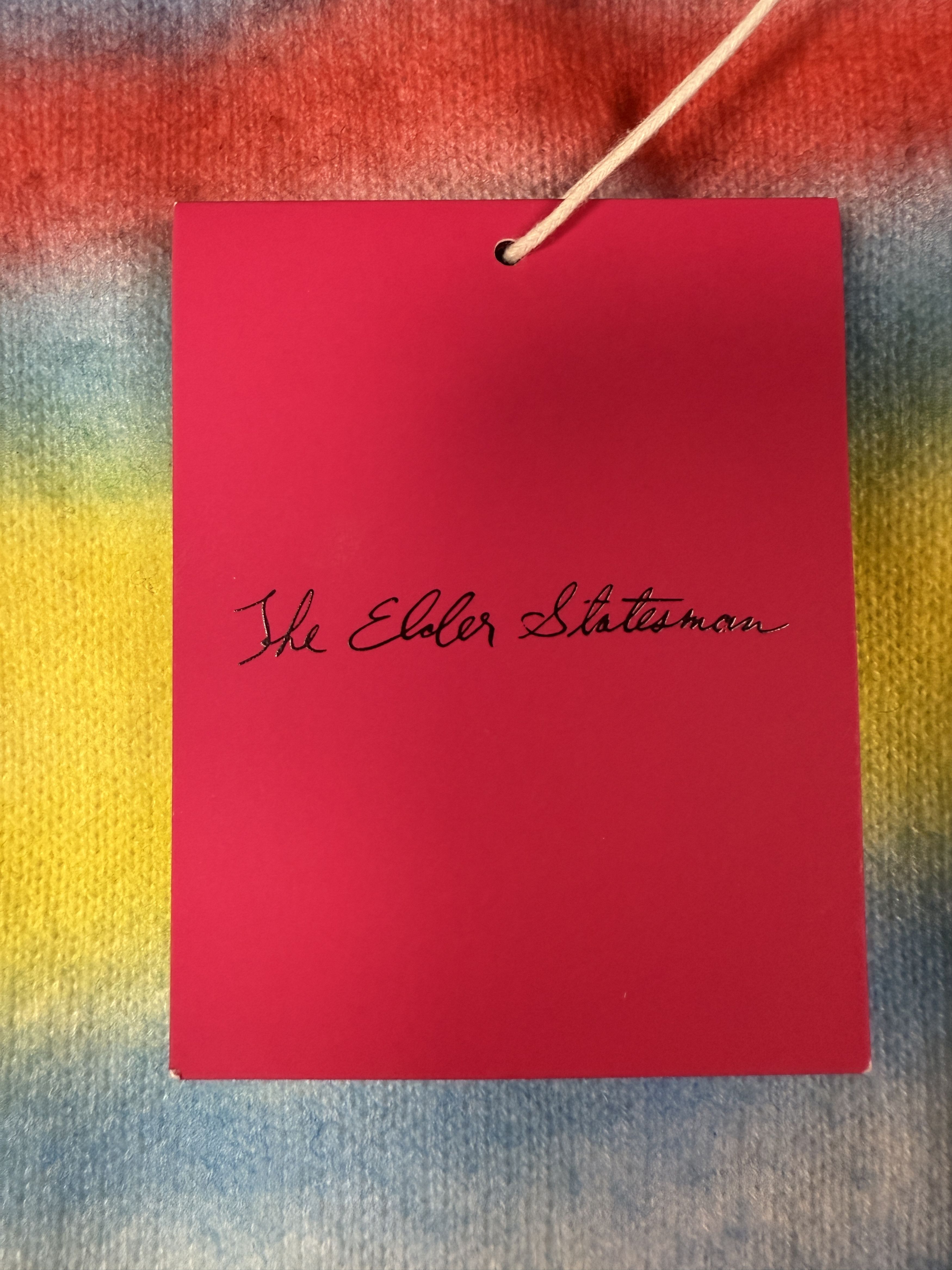 The Elder Statesman $2295 The Elder Statesman Graffiti Crewneck Sweater Size US L / EU 52-54 / 3 - 10 Thumbnail