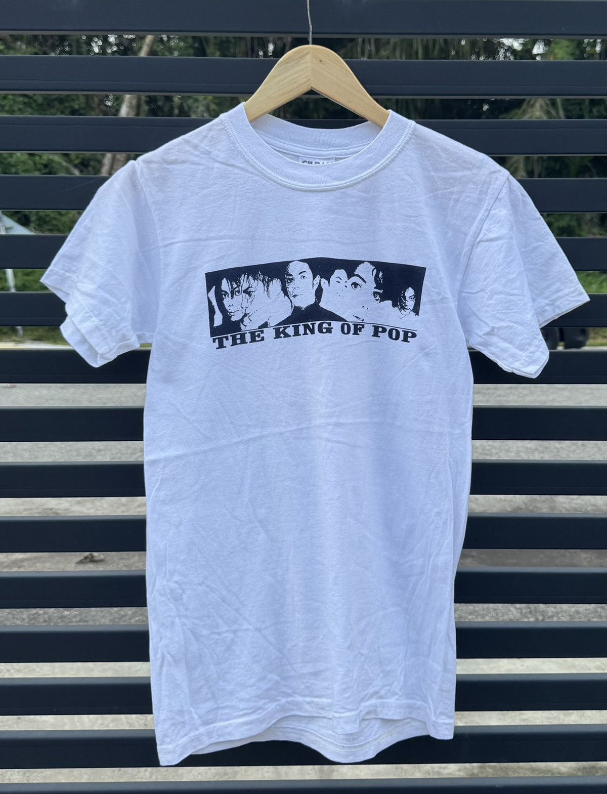 Michael Jackson × Vintage Vintage Micheal Jackson The King of Pop Shirt Size US XXS / EU 40 - 1 Thumbnail