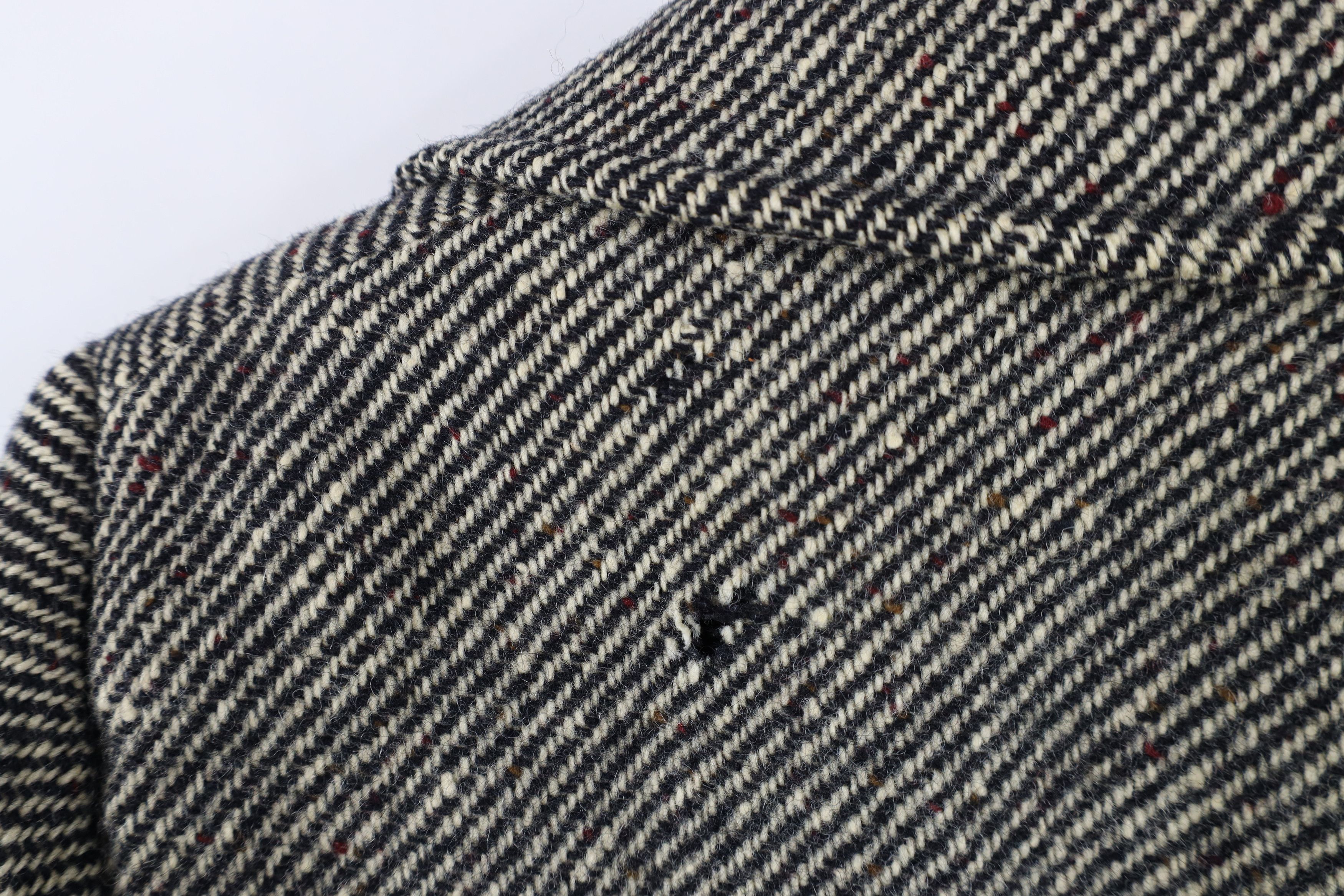 Vintage Vintage 60s Streetwear Fleck Wool Tweed Trench Coat USA Size US L / EU 52-54 / 3 - 14 Thumbnail