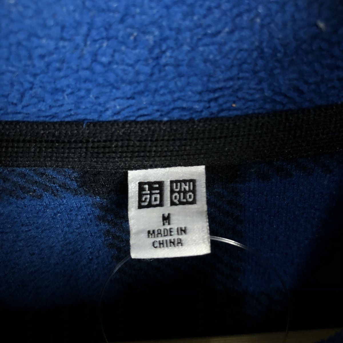 Uniqlo Uniqlo Blue checkered Sweater fleece jacket #A404 Size US M / EU 48-50 / 2 - 9 Thumbnail