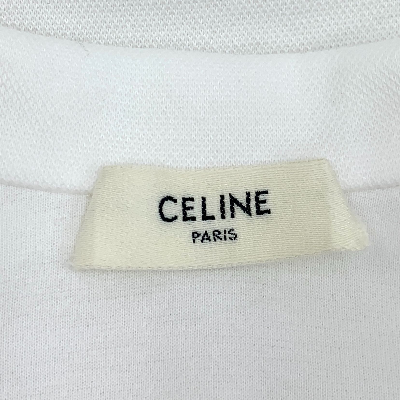 Celine Celine 2023 White Arc De Triomphe Embroidered Cotton Lapel S Size XS / US 0-2 / IT 36-38 - 2 Thumbnail