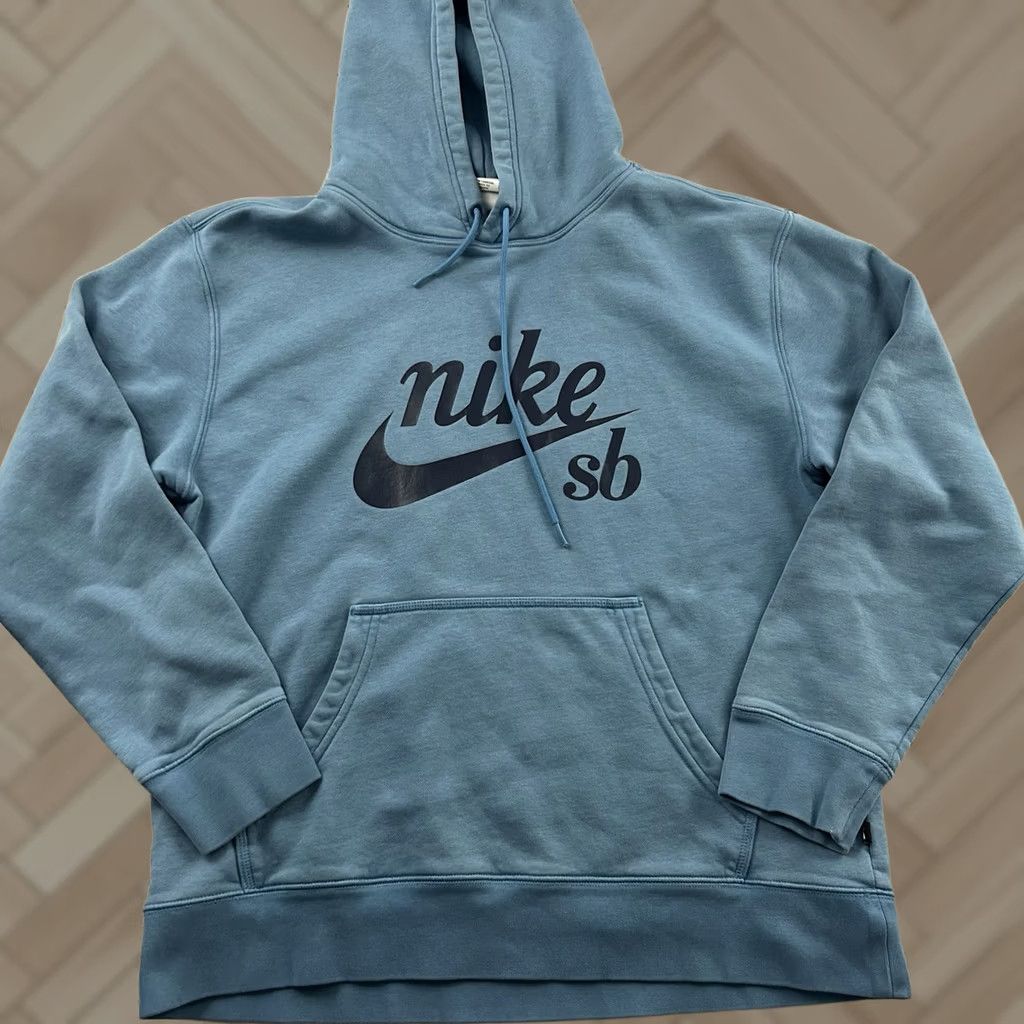 Nike Nike SB Pullover Hoodie Men M Blue Sweatshirt Size US M / EU 48-50 / 2 - 1 Thumbnail