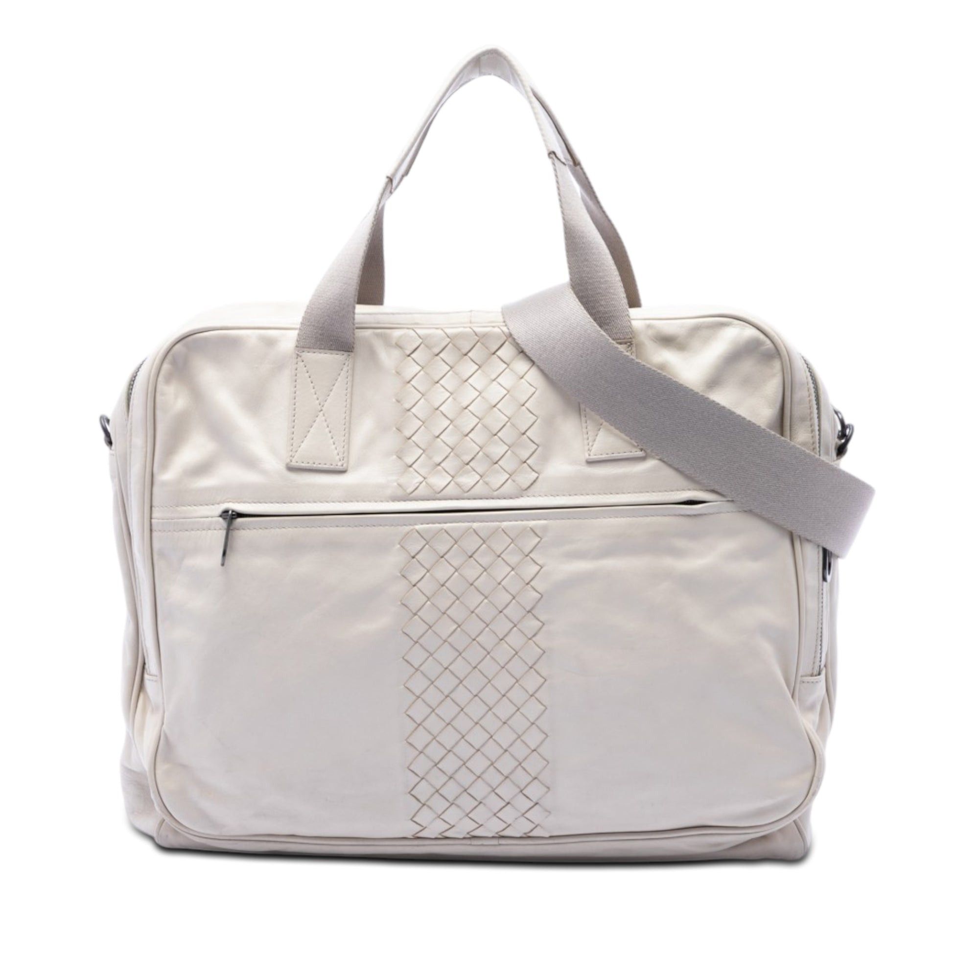 Bottega Veneta Intrecciato Trimmed Nappa Business Bag Size ONE SIZE - 1 Thumbnail
