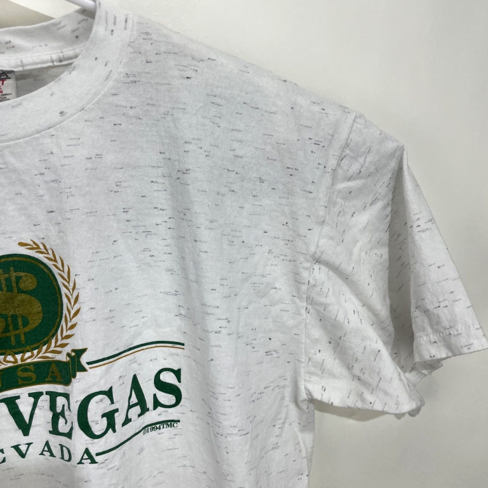 Vintage VINTAGE Las Vegas Nevada Gray T Shirt Graphic Mens XL Dollar Sign Single Stitch (Oneita) Size US XL / EU 56 / 4 - 6 Thumbnail