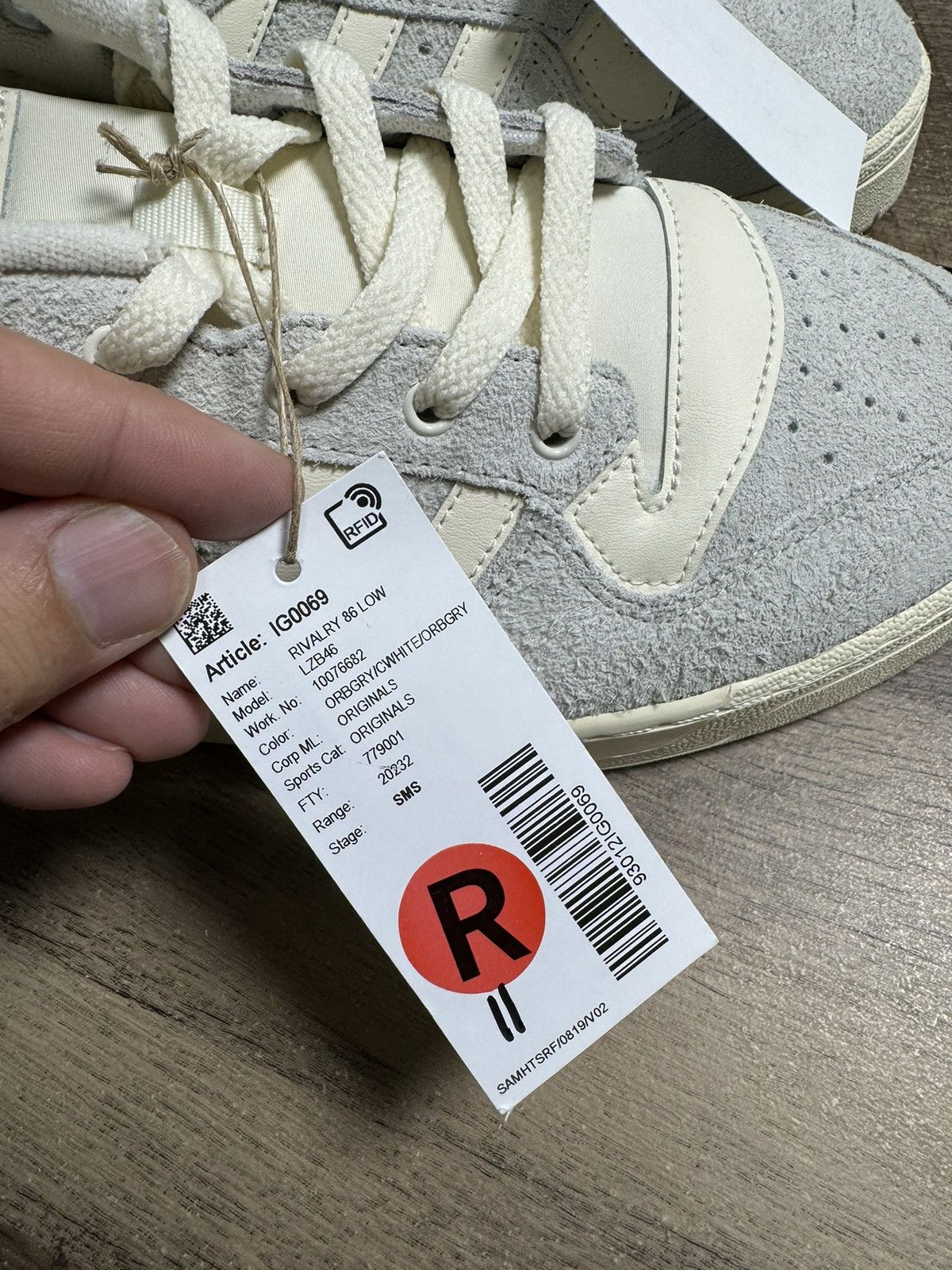 Adidas SAMPLE Adidas Rivalry 86 Low Orbit Grey Cream Size 11 NEW Size US 11 / EU 44 - 7 Thumbnail