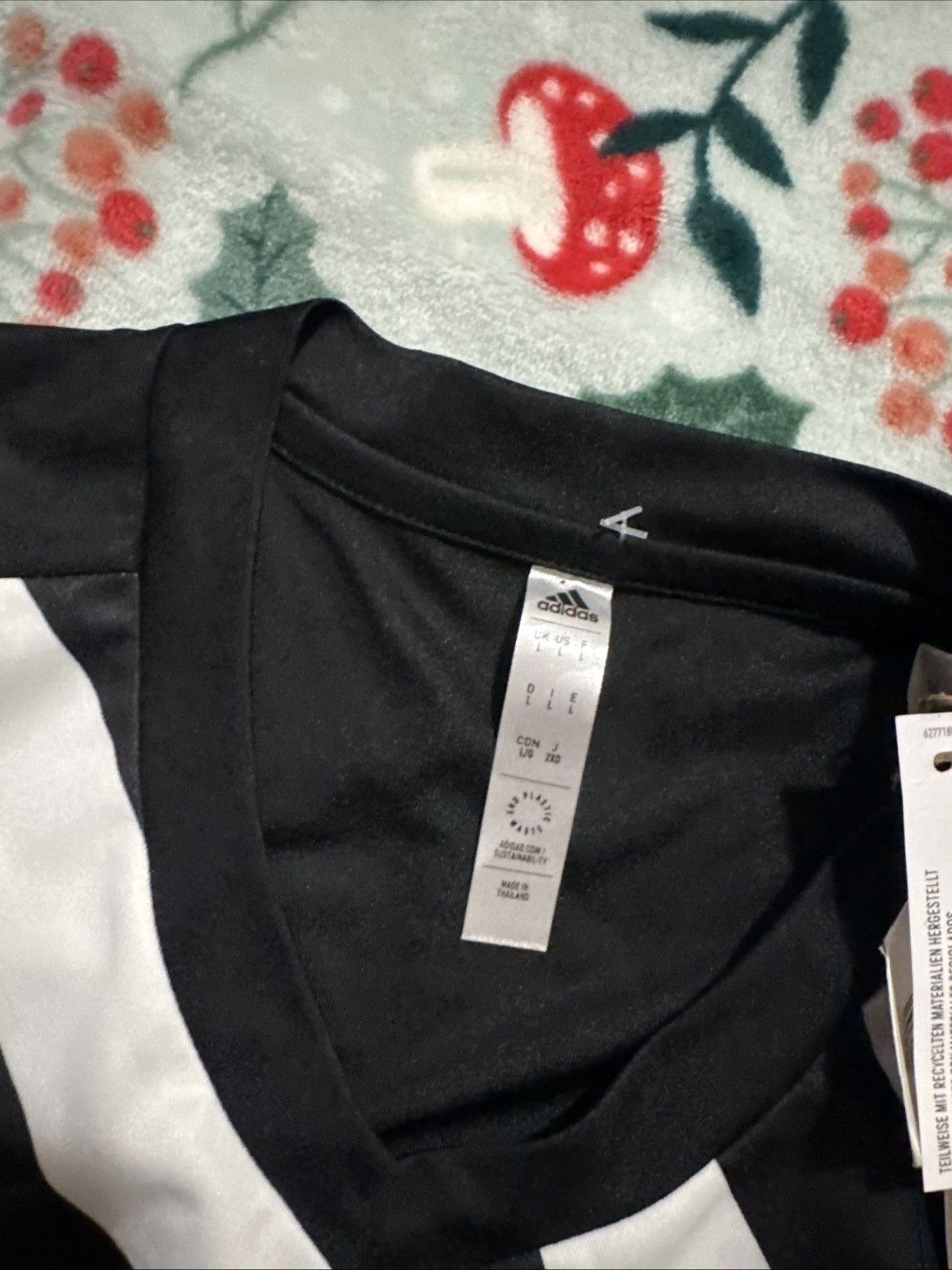 Adidas Adidas Entrada 22 Jersey Black & White Men’s Size Large Soc Size US L / EU 52-54 / 3 - 5 Thumbnail