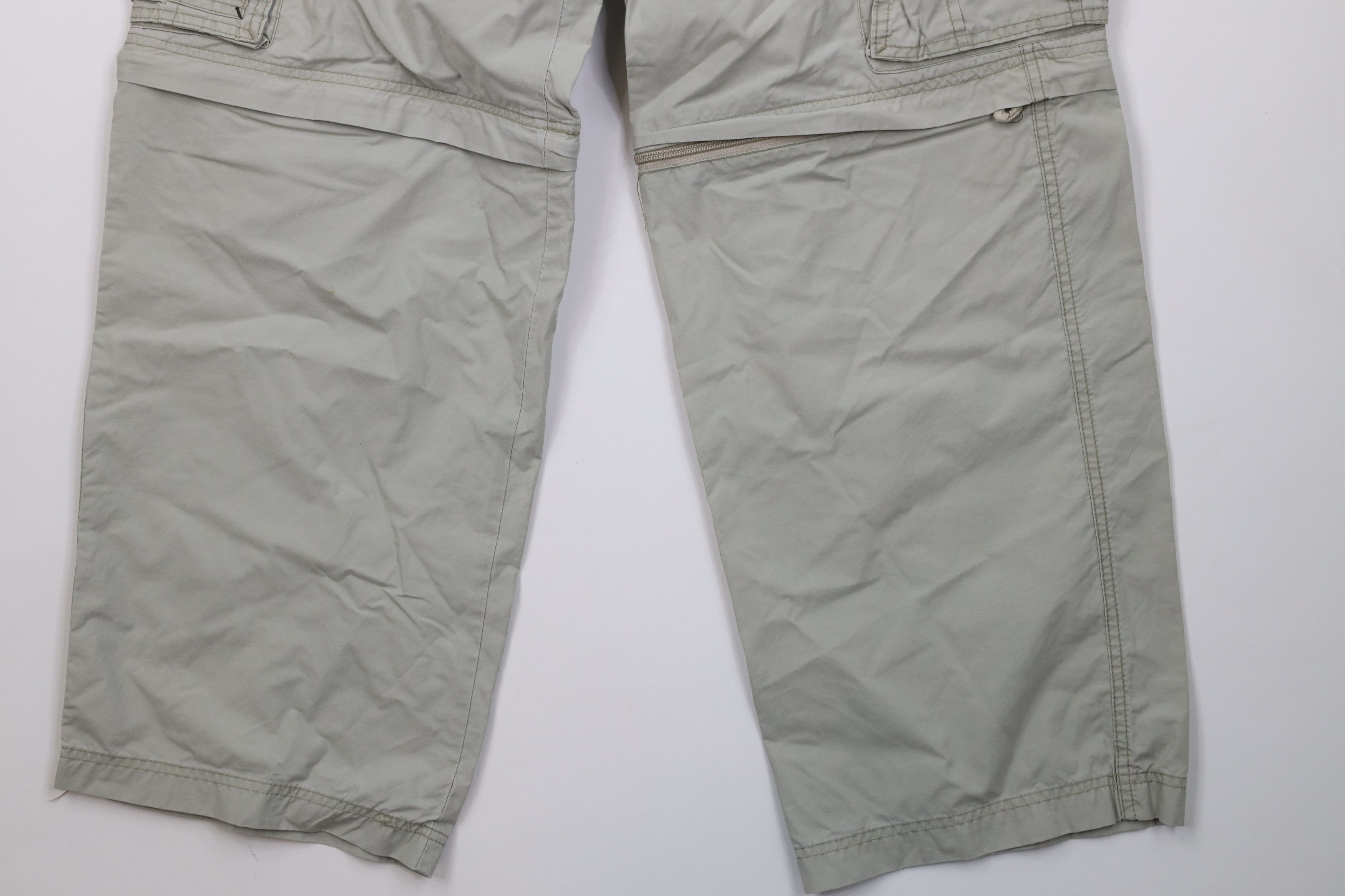 Vintage Vintage 90s Y2K Streetwear Convertible Cargo Pants Green Size US 30 / EU 46 - 5 Thumbnail