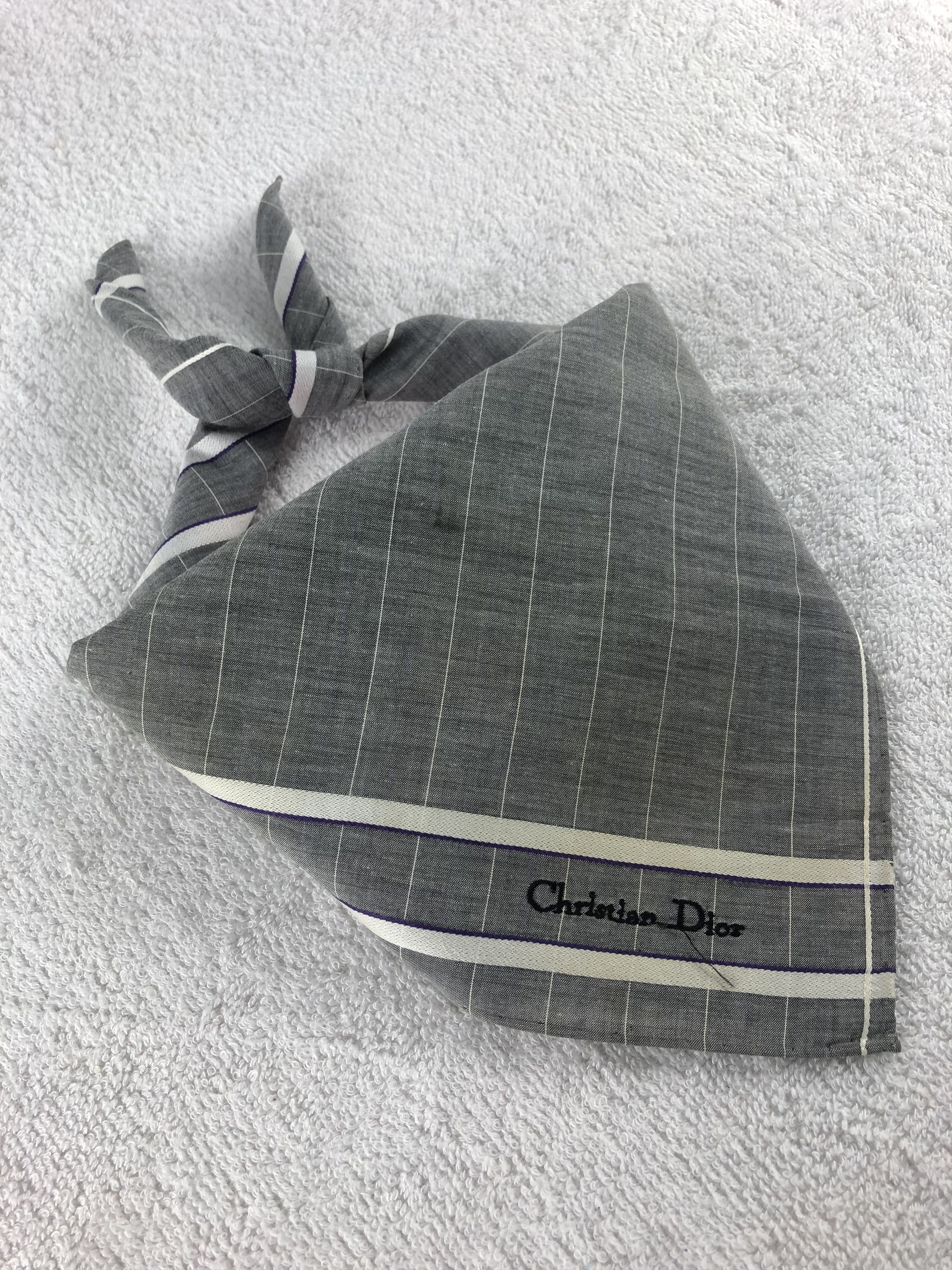 Vintage Christian Dior Handkerchief / Bandana / Neckerchief Size ONE SIZE - 2 Thumbnail