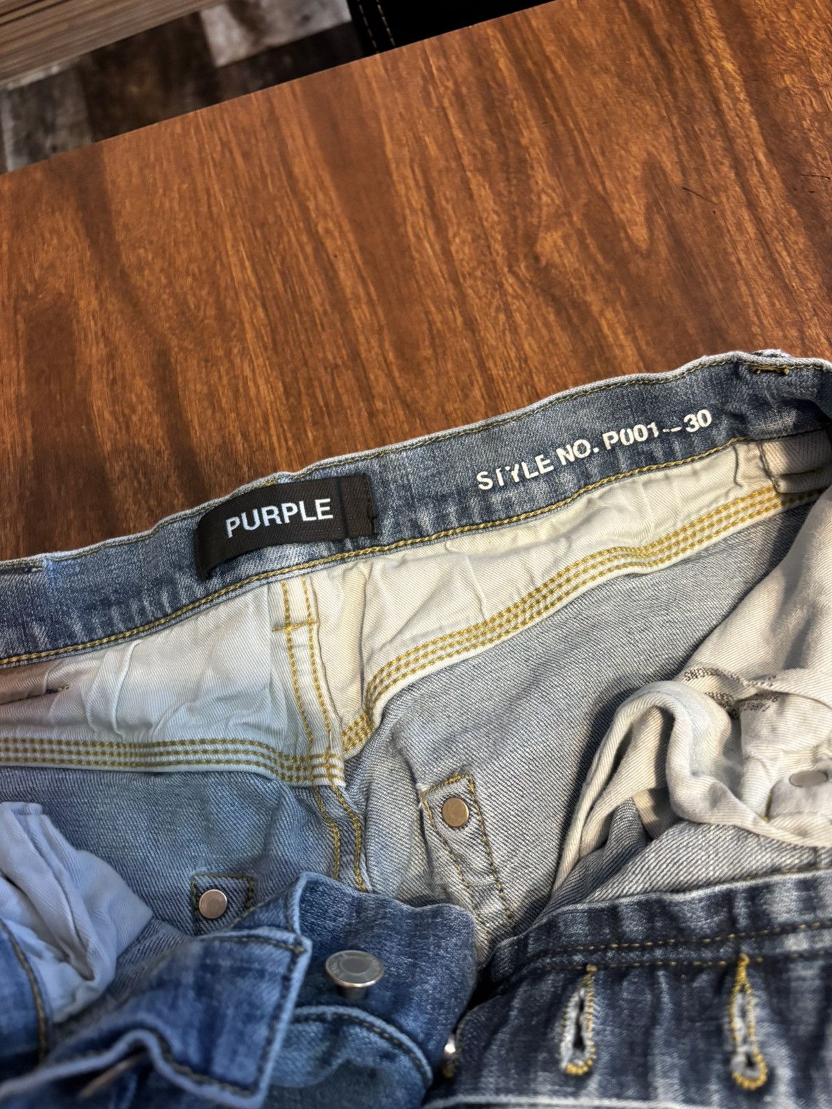 Purple Brand Blue purple jeans Size US 30 / EU 46 - 2 Thumbnail