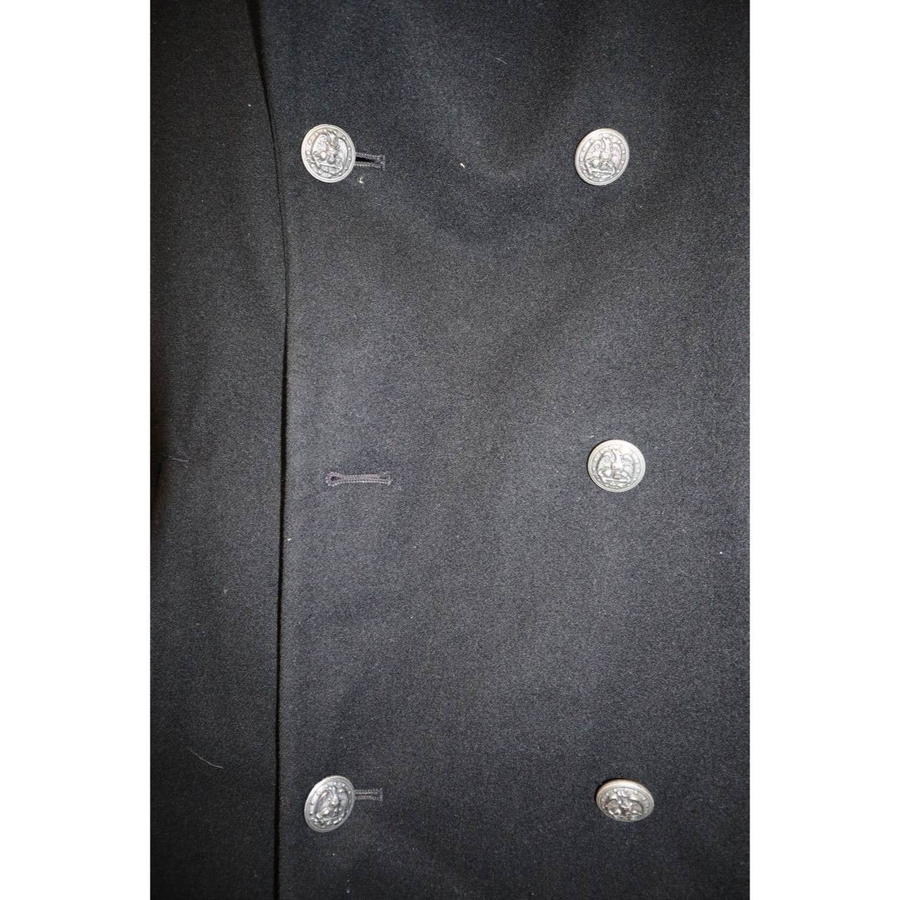 Naval Clothing Factory Vintage 1940s US Navy Wool Pea Coat 38L Naval Clothing Size US L / EU 52-54 / 3 - 7 Thumbnail