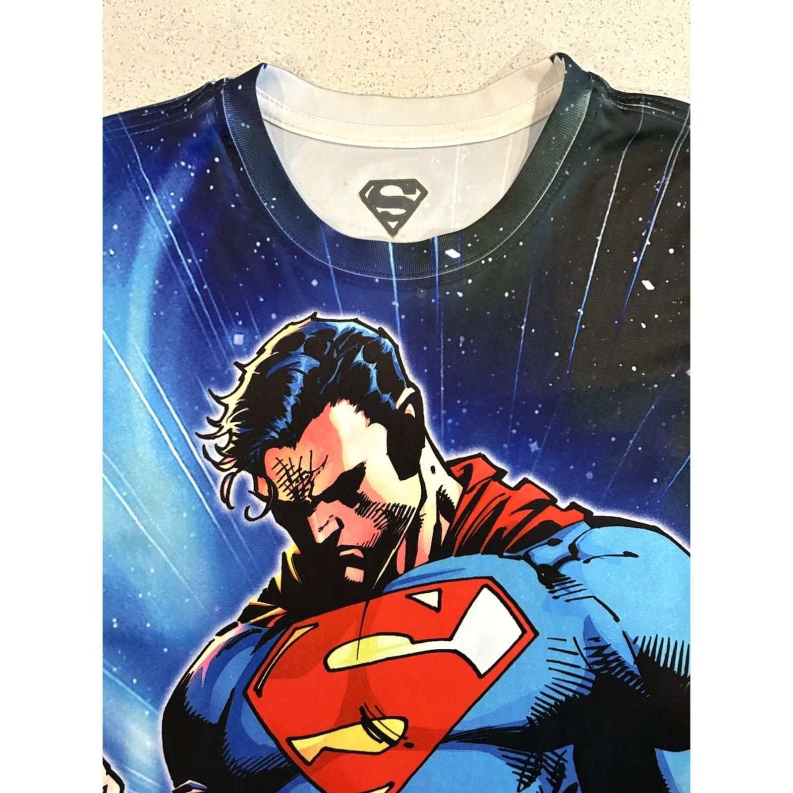 DC Comics Superman All Over Print T Shirt Size S Small DC Comics Graphic Tee Men Cartoon Size US S / EU 44-46 / 1 - 3 Thumbnail