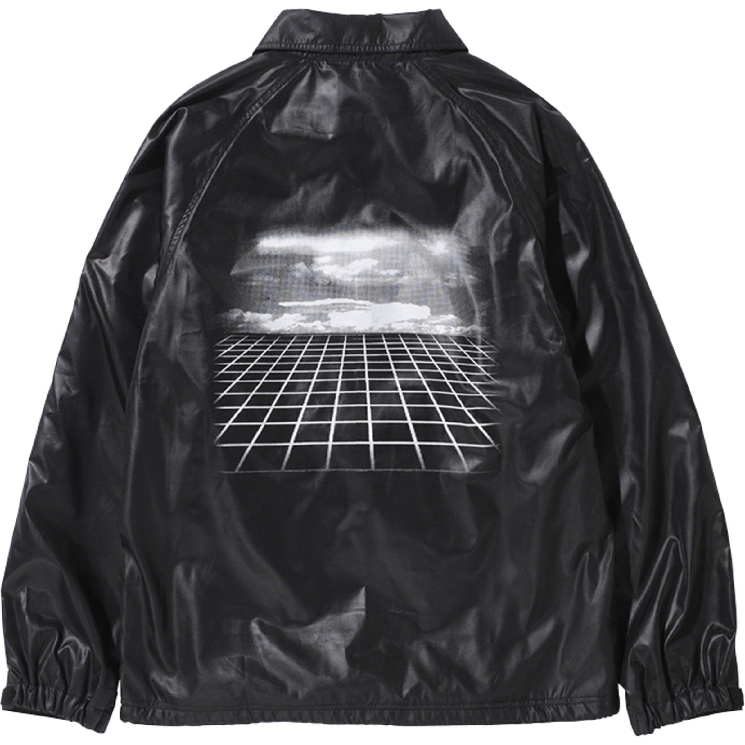 image of Cav Empt Manifest Horizon Coach Jacket OG in Black, Men's (Size Medium)
