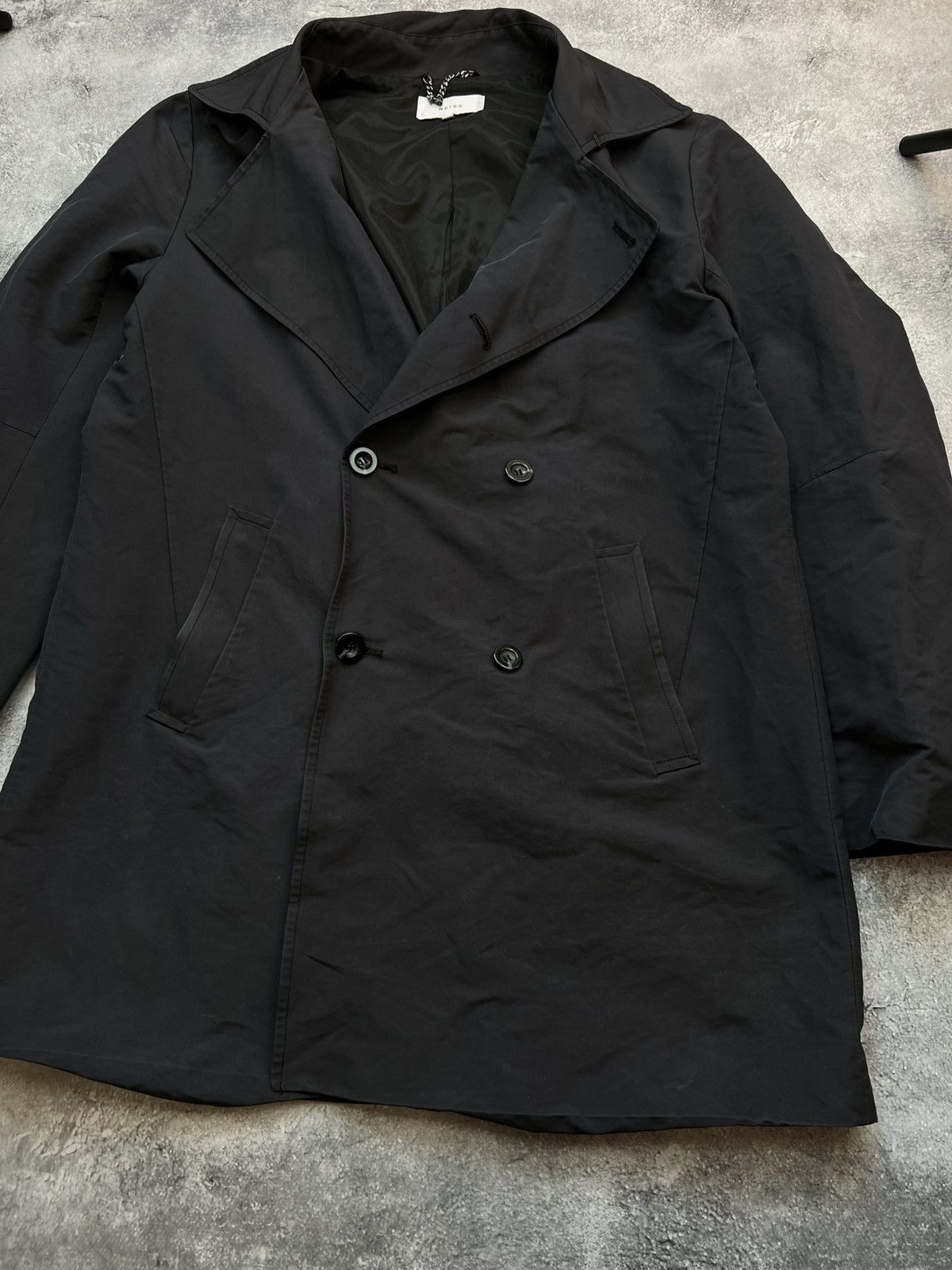 Reiss Reiss Mens Double-Breasted Trench Coat Lightweight Overcoat Size US L / EU 52-54 / 3 - 2 Thumbnail