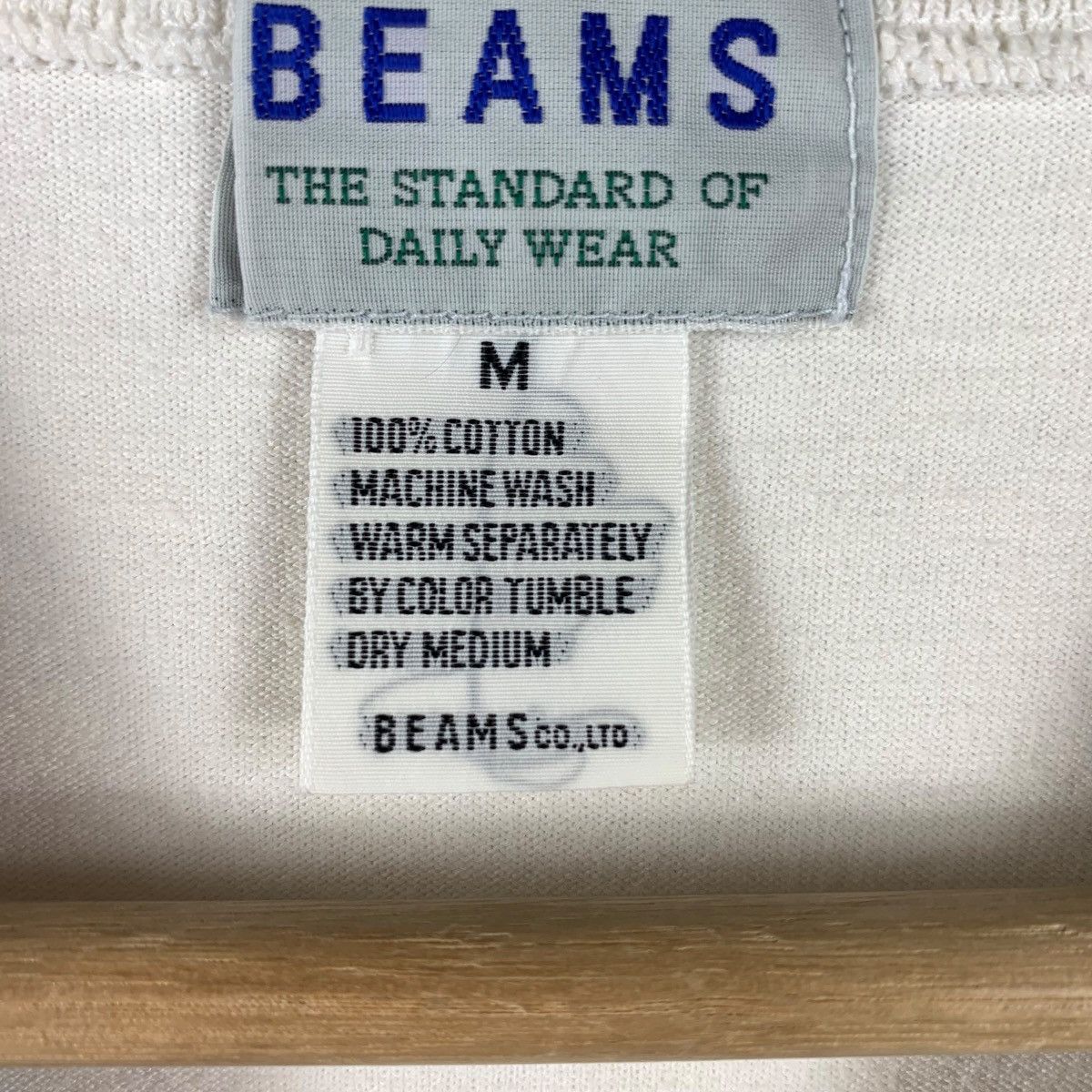 Beams Plus × Japanese Brand BEAMS japanesebrand plain ringer v neck tee Size US M / EU 48-50 / 2 - 9 Thumbnail