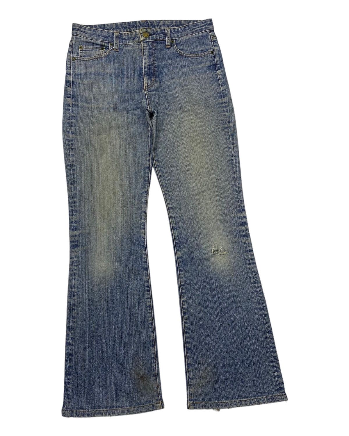 Japanese Brand VINTAGE UNIQLO DISTRESSED DENIM FLARE UNDERCOVER STYLE Size US 30 / EU 46 - 3 Thumbnail