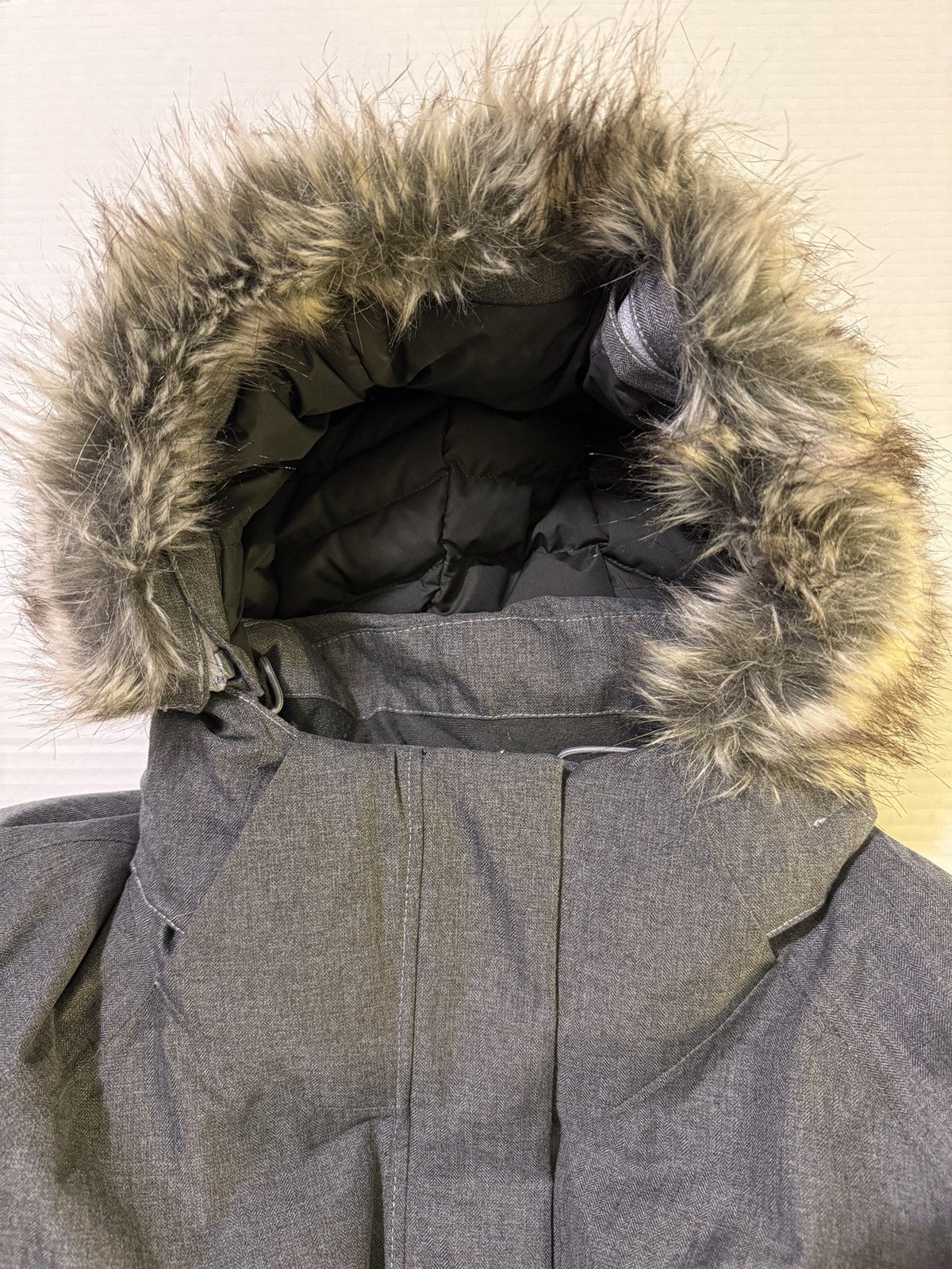 The North Face The North Face Women Gray Hooded Artic Parka II 550 Dryvent Size XXL / US 16-18 / IT 52-54 - 14 Thumbnail