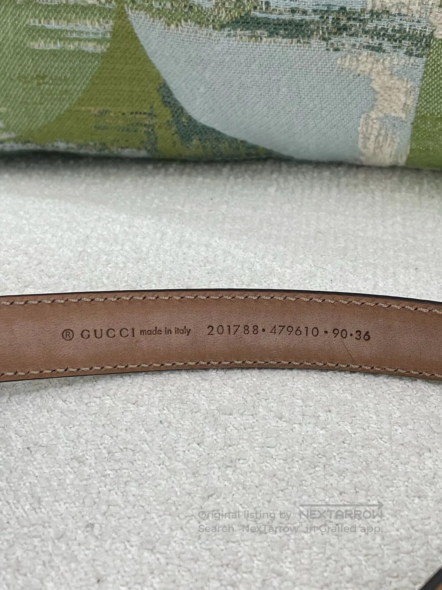 Gucci Gucci Double G Embossed Belt. Size ONE SIZE - 3 Thumbnail