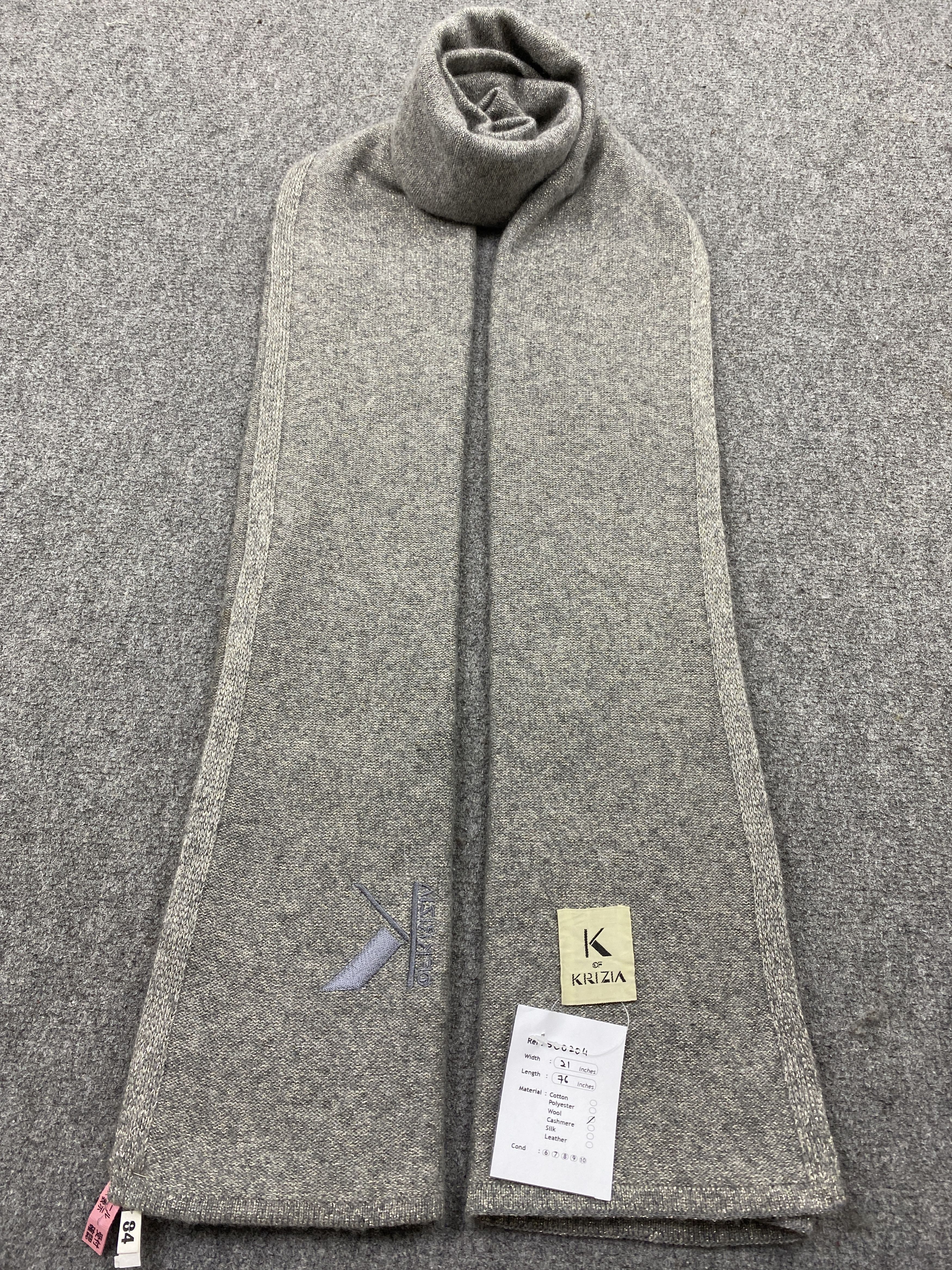 Other K of Krizia Scarf / Muffler / Neckwear SC0204 Size ONE SIZE - 1 Thumbnail