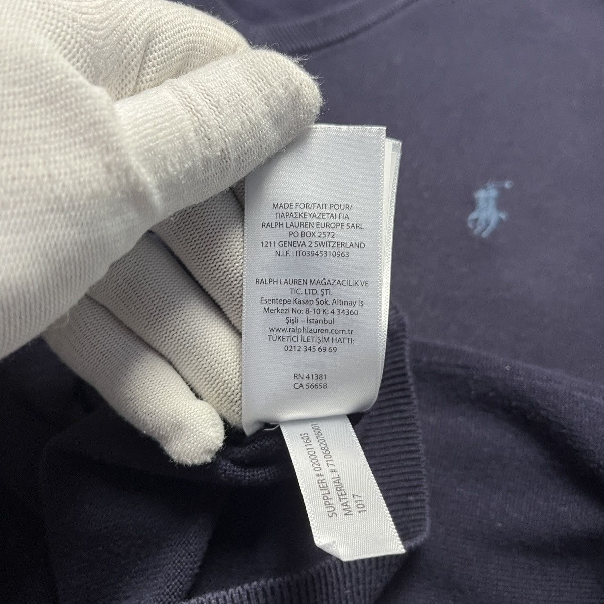 Polo Ralph Lauren × Vintage Vintage Polo Ralph Lauren Sweater V-Neck Streetwear Y2K Size US M / EU 48-50 / 2 - 10 Thumbnail