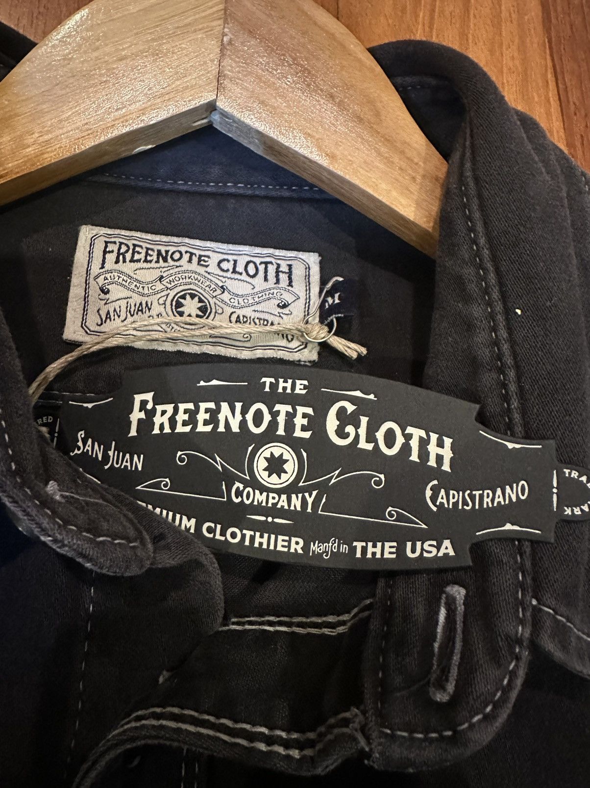 Freenote Cloth Freenote Cloth Utility Shirt Charcoal Medium Size US M / EU 48-50 / 2 - 3 Thumbnail