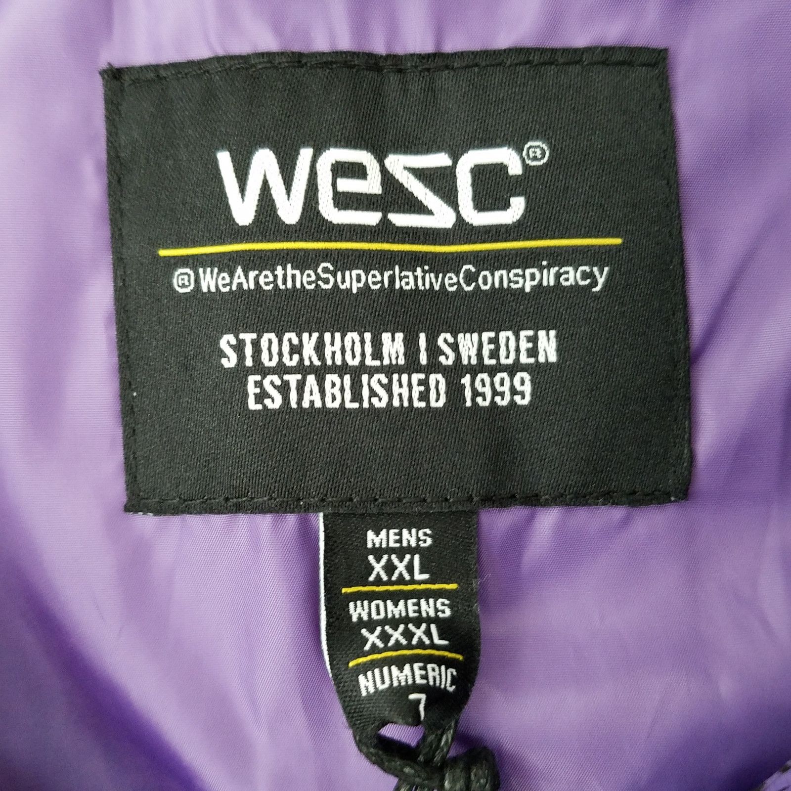 WeSC Wesc Coach Patchwork Bandana Jacket Paisley Purple Mens XXL Size US XXL / EU 58 / 5 - 5 Thumbnail