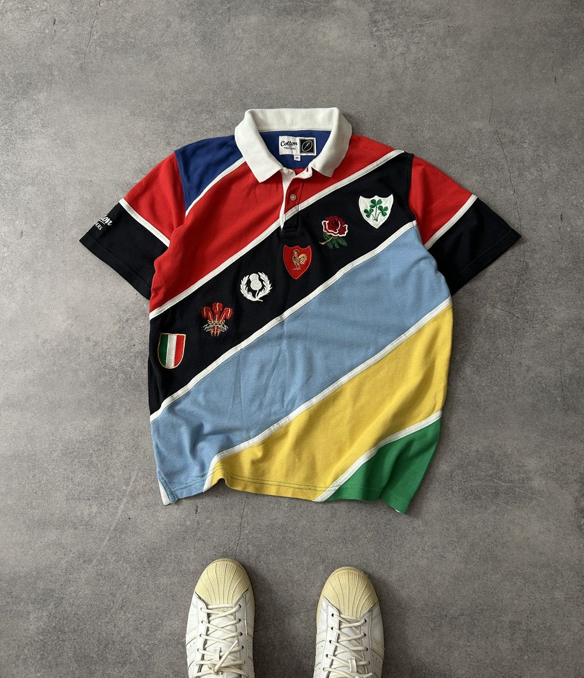 Cotton Traders Vintage Cotton Traders multi-logo polos shirt mens Size US M / EU 48-50 / 2 - 1 Thumbnail