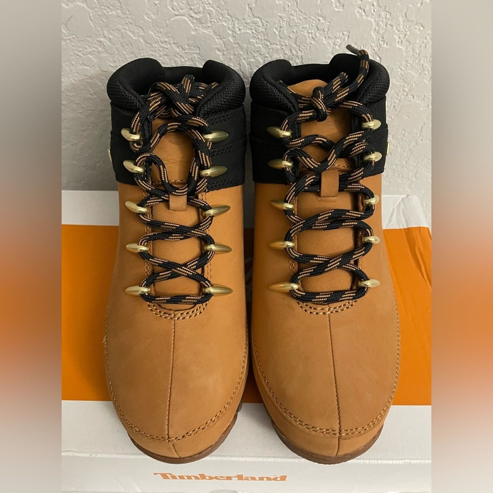 Timberland Timberland Euro Sprint Hiking Boot Wheat Nubuck - Men 7 Size US 7 / EU 40 - 2 Thumbnail