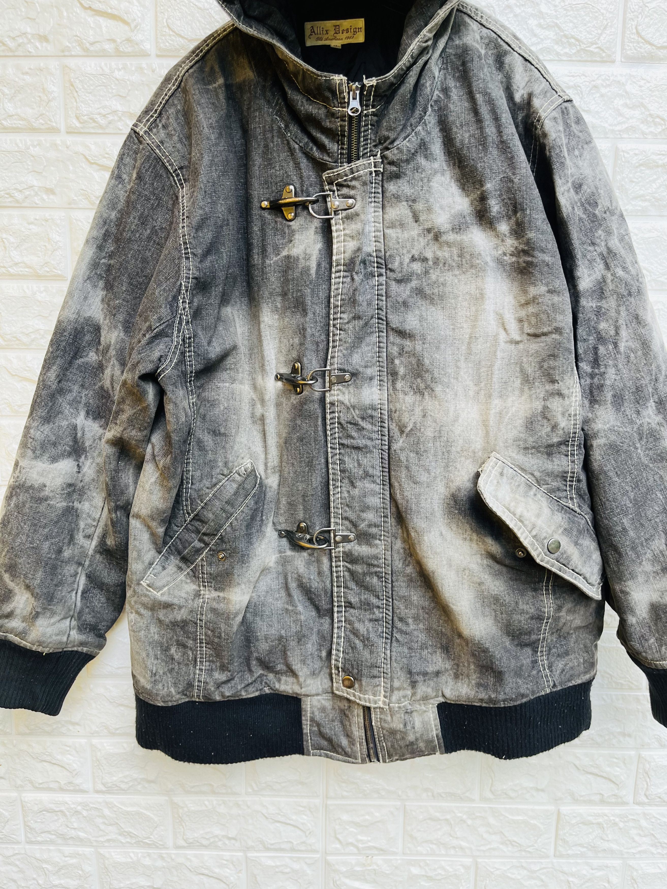 Japanese Brand × Vintage Vintage Allix Design Hook Metal Zipper Hip Hop Fashion Style Size US L / EU 52-54 / 3 - 4 Thumbnail