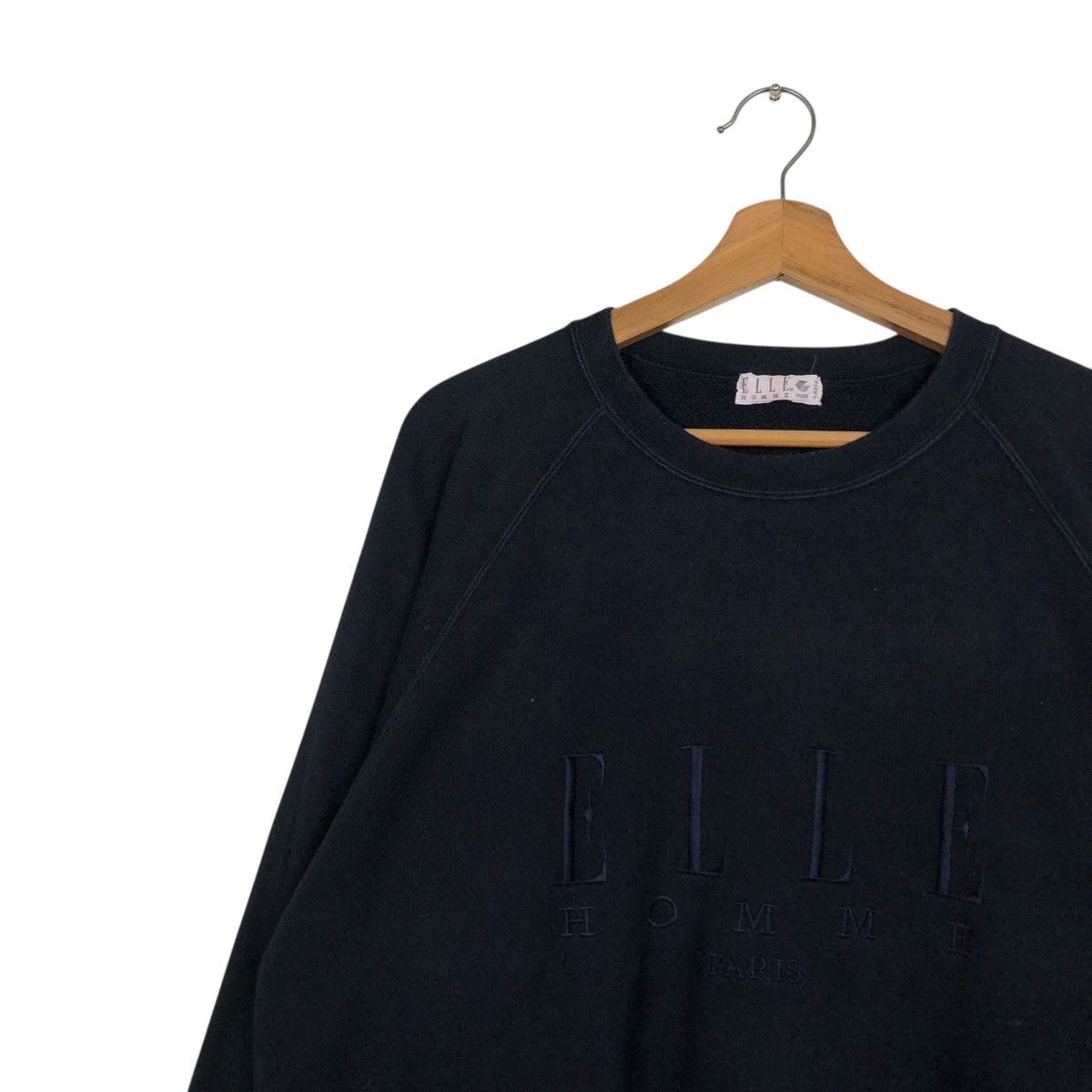 Vintage 🔥VINTAGE SWEATSHIRT ELLE HOMME PARIS BIG LOGO ISSEY MIYAKE Size US L / EU 52-54 / 3 - 9 Thumbnail