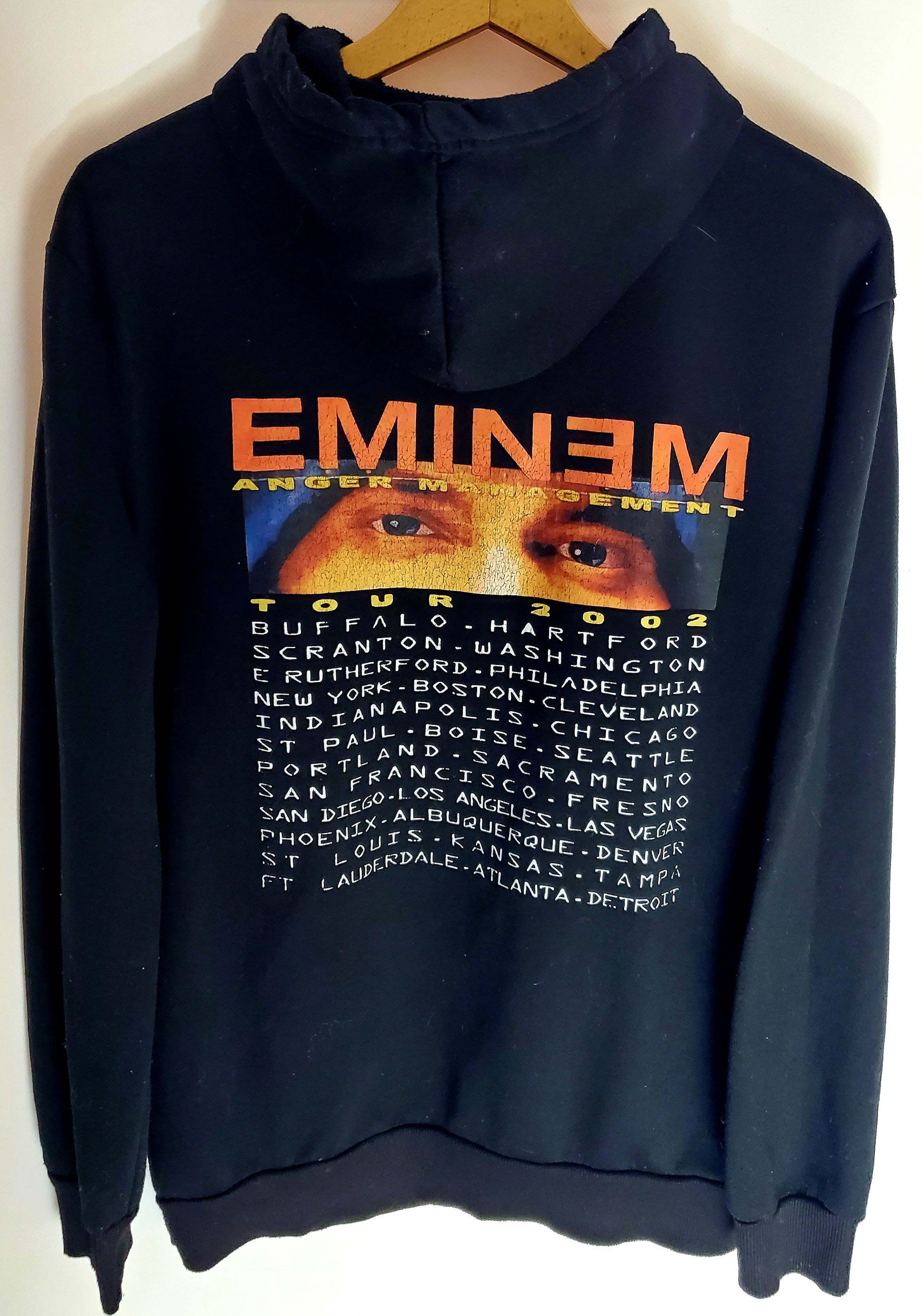 Eminem × Rap Tees × Vintage Eminem Anger Management Tour 2002 Vintage Hoodie M Size US M / EU 48-50 / 2 - 2 Thumbnail