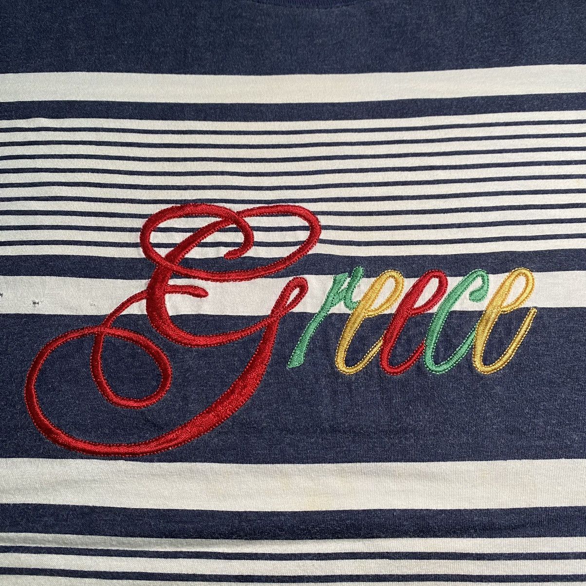 Vintage VINTAGE GREECE EMBROIDERY T SHIRT MADE IN GREECE Size US XL / EU 56 / 4 - 6 Thumbnail