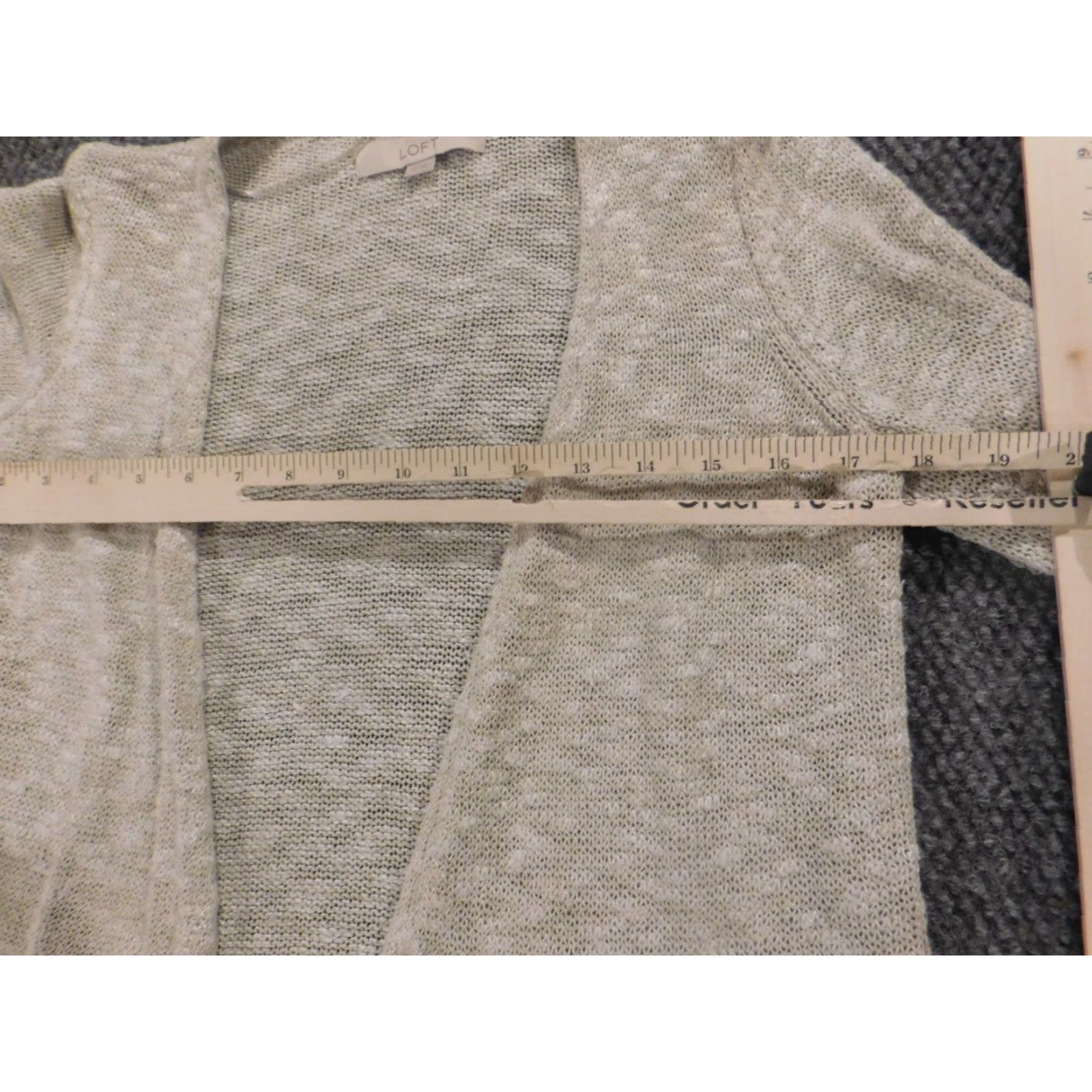 Loft Loft Beige Cardigan Knit Crew Neck Long Sleeve XS Regular Women Vintage? No Size XS / US 0-2 / IT 36-38 - 6 Thumbnail