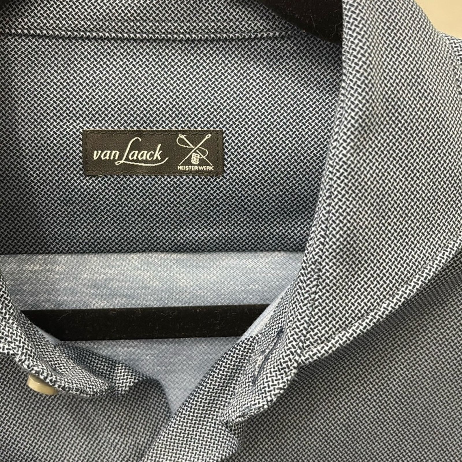 NWT Van Laack Blue Casual Button Down Shirt size M